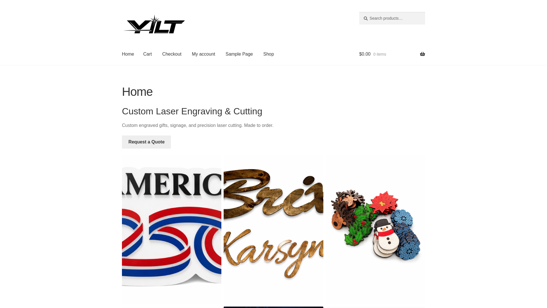 website screenshot of https://yiltlaser.com/