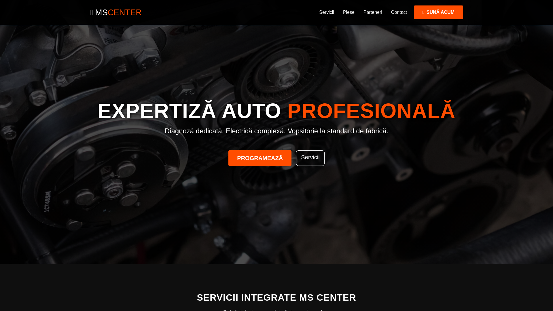 website screenshot of https://mscenter.ro/