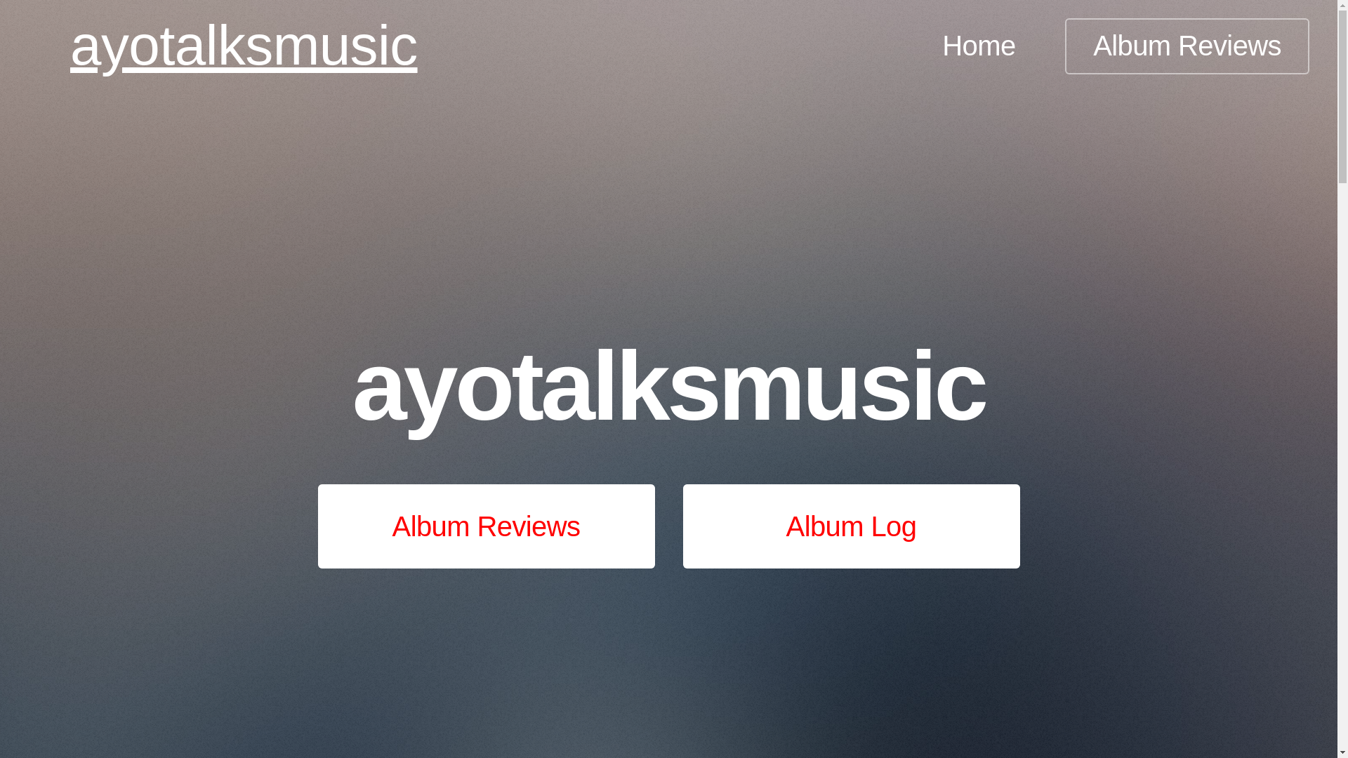 website screenshot of https://ayotalksmusic.store/
