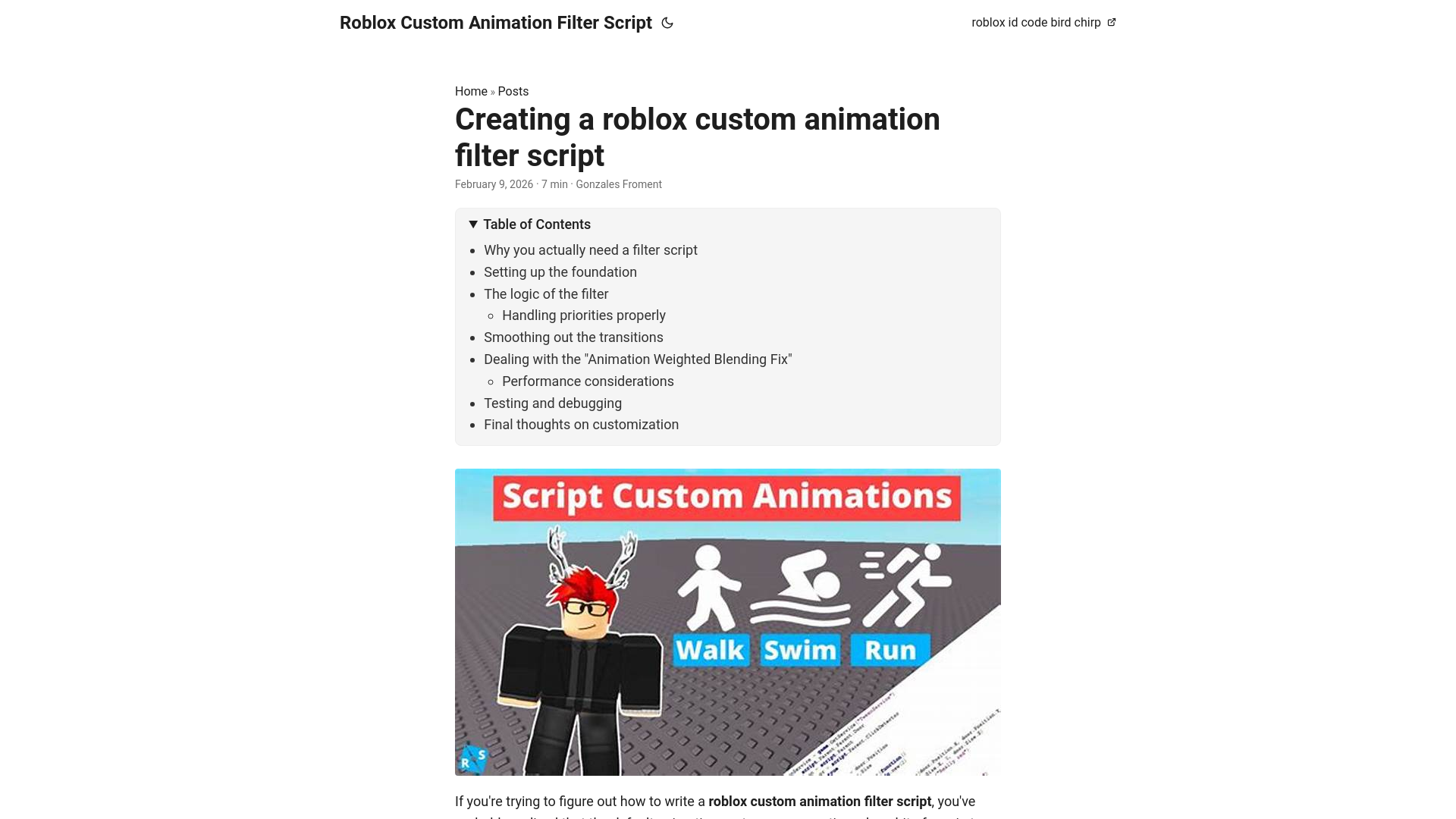 website screenshot of https://roblox-custom-animation-filter-script.pages.dev/