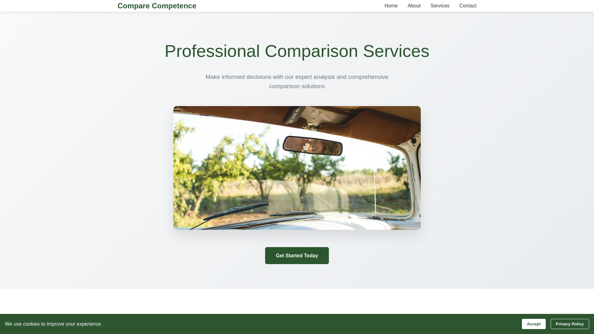 website screenshot of https://comparecompetence.click/
