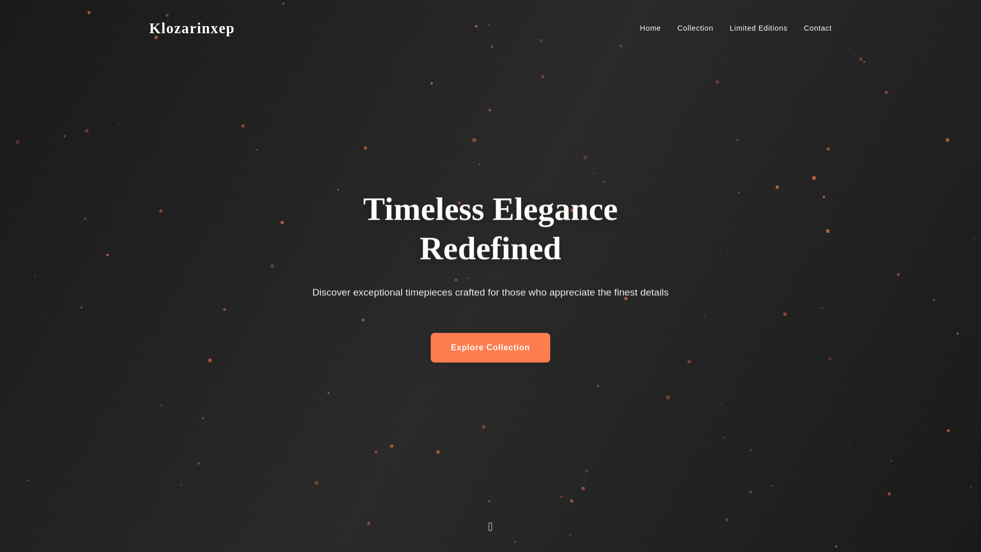 website screenshot of https://klozarinxep.world/