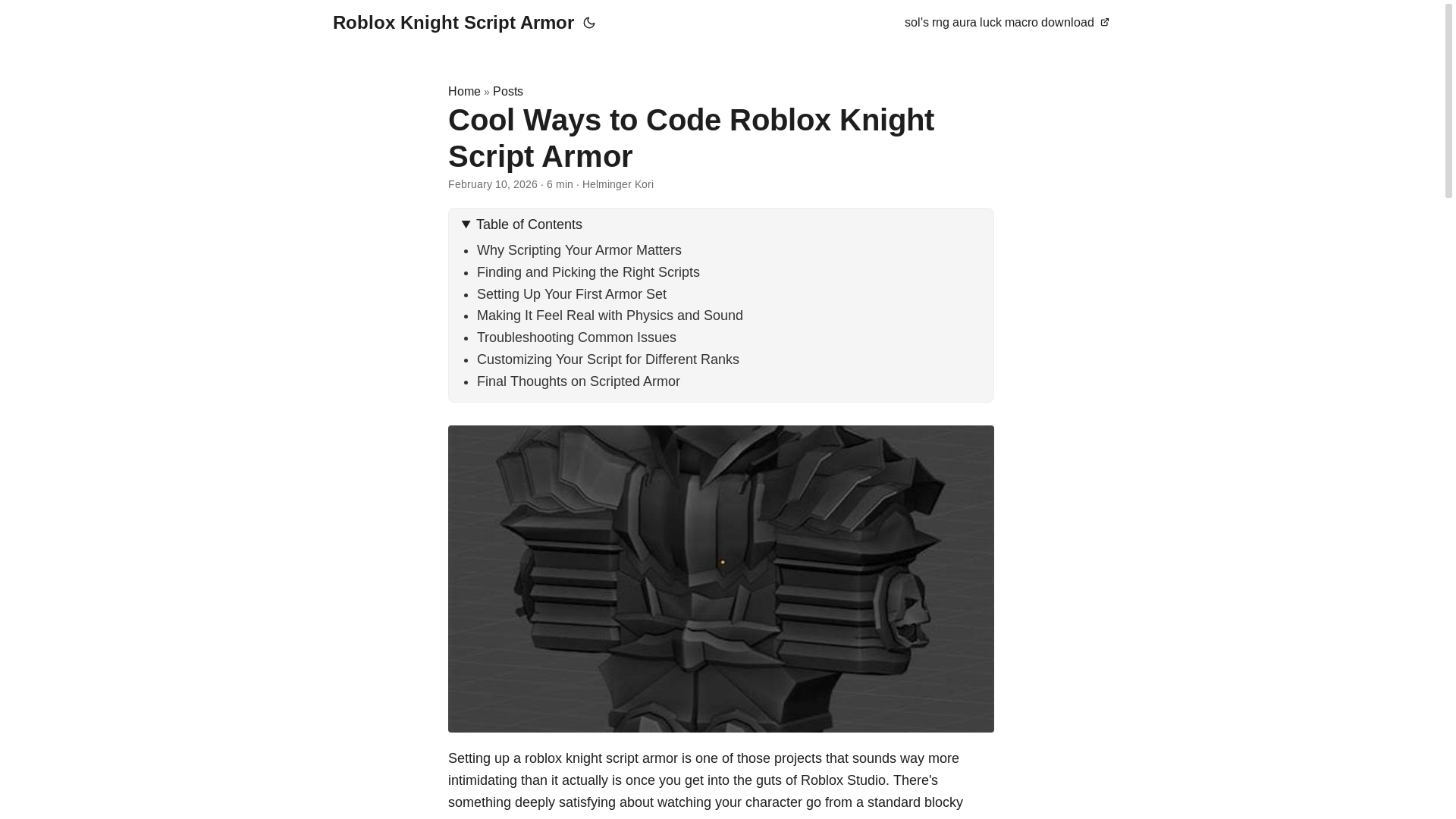 website screenshot of https://roblox-knight-script-armor.pages.dev/