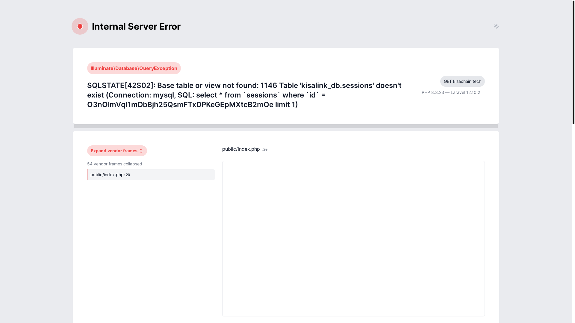 website screenshot of https://kisachain.tech/