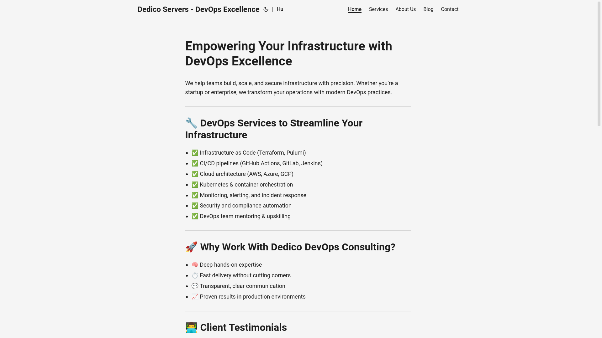 website screenshot of https://private-dedico-site.pages.dev/