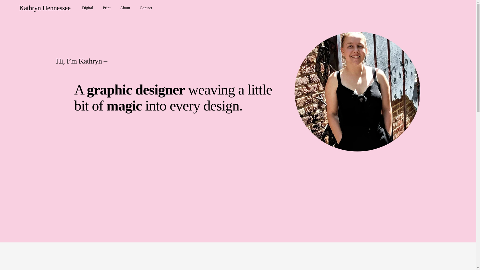 website screenshot of https://kathrynhenn.com/