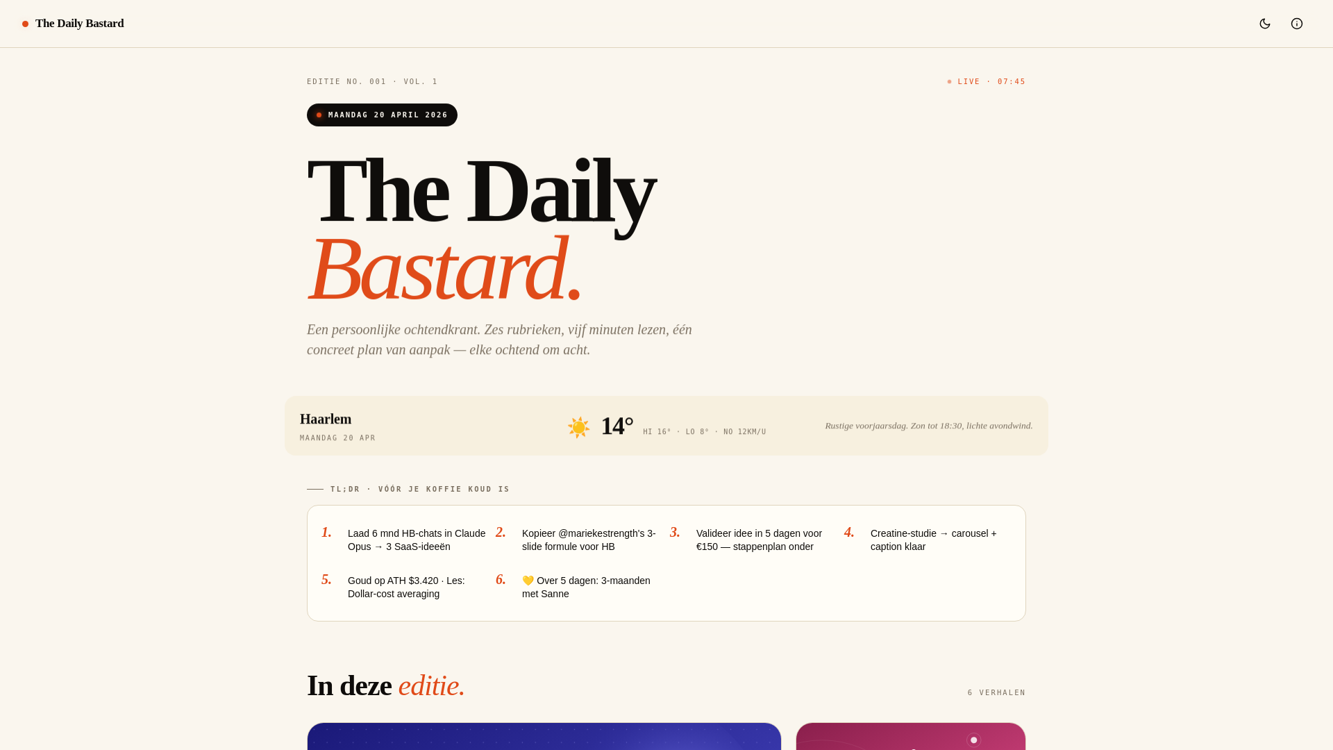 website screenshot of https://daily-bastard.pages.dev/