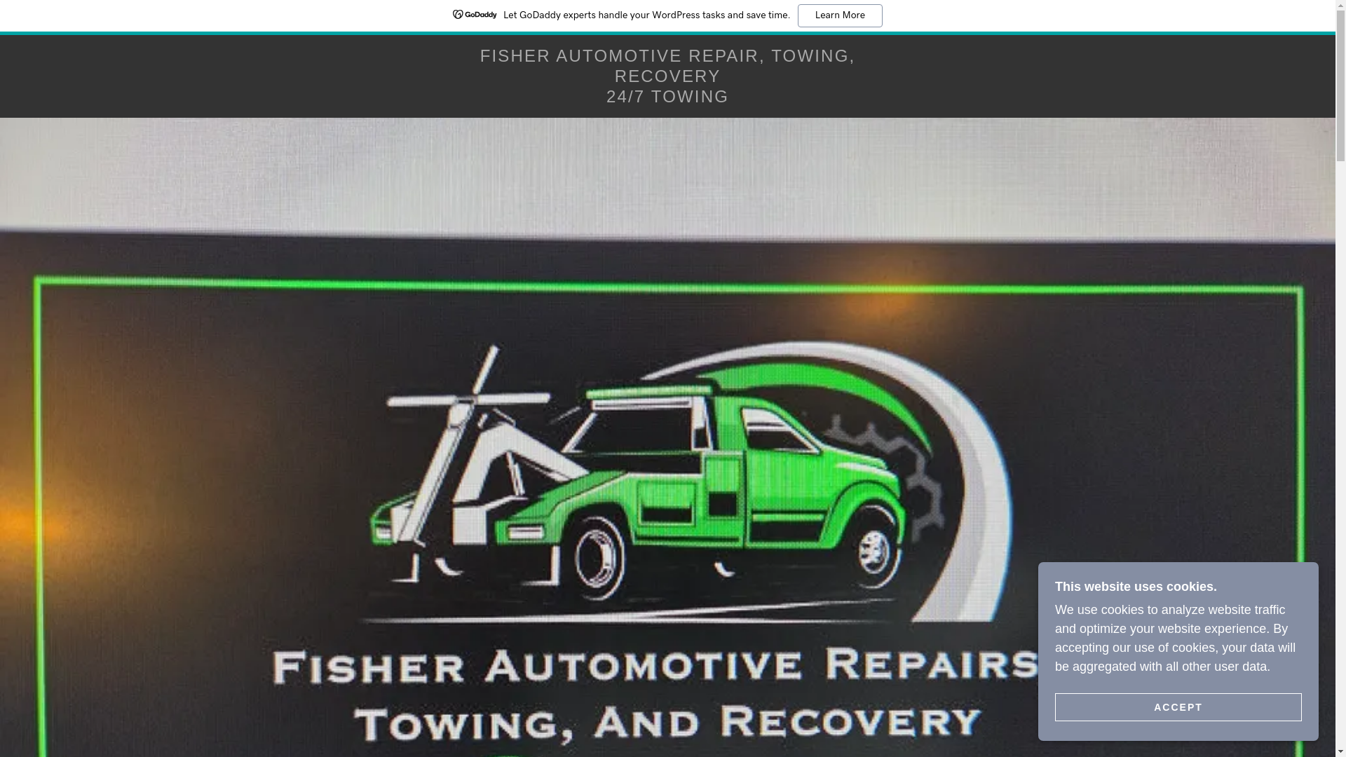 website screenshot of https://fisherautomotive.shop/