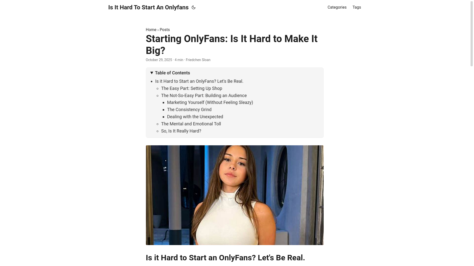 website screenshot of https://is-it-hard-to-start-an-onlyfans.pages.dev/