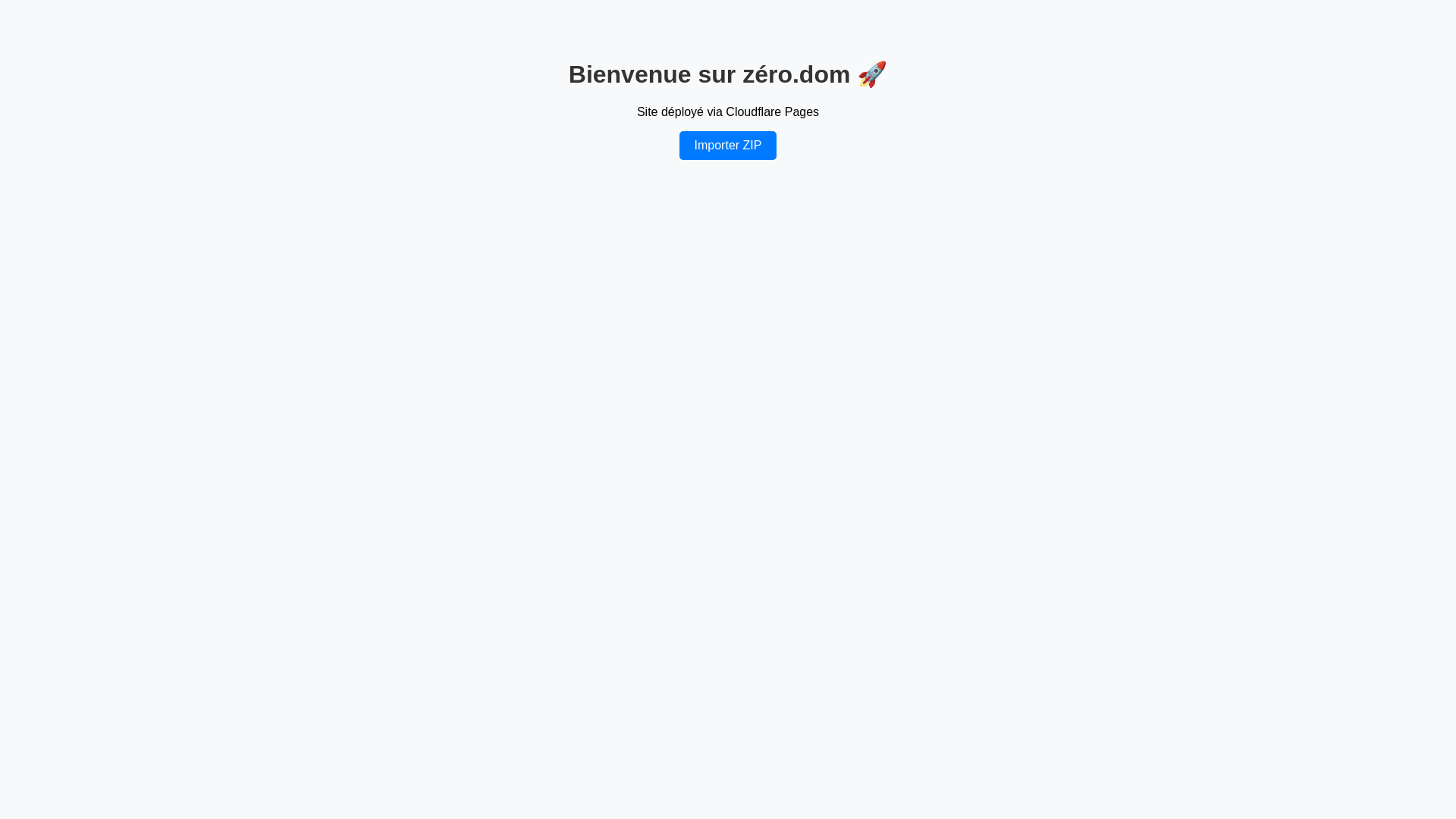 website screenshot of https://zero-dom-site.pages.dev/