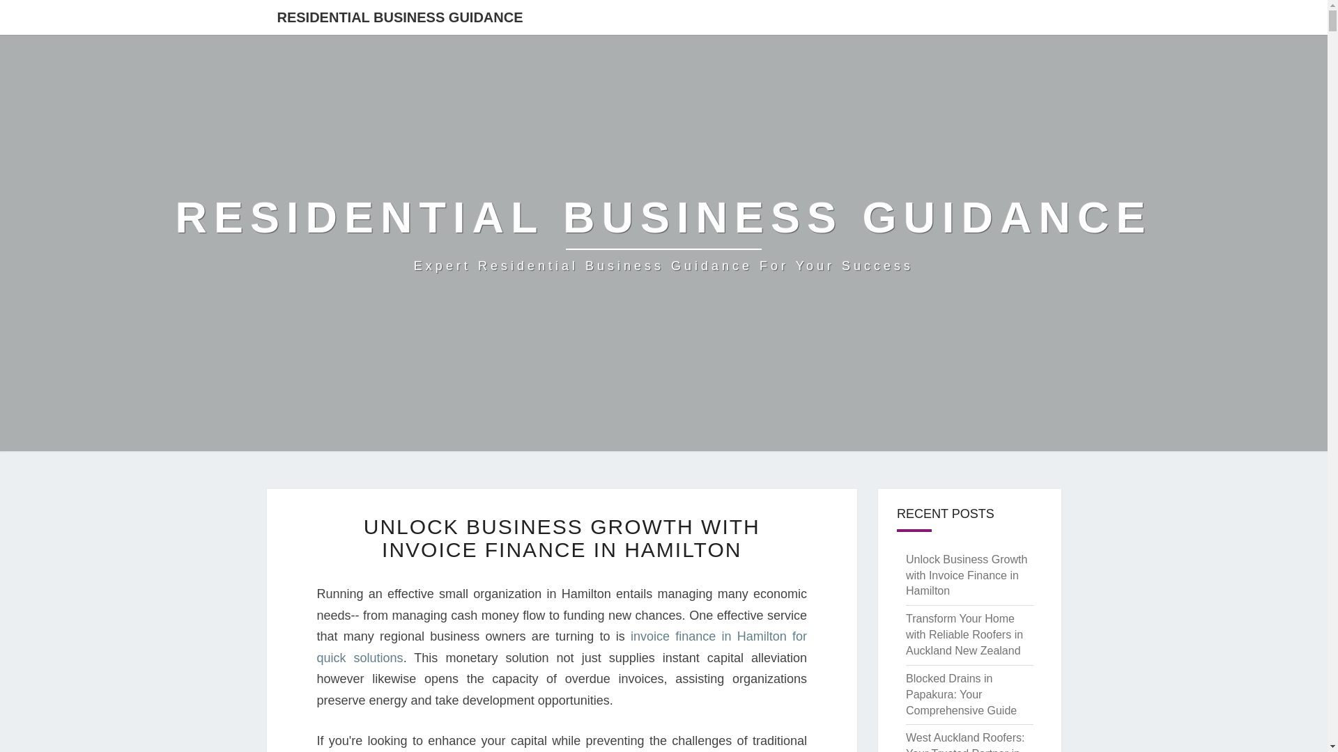 website screenshot of https://residential-business-guidance.pages.dev/