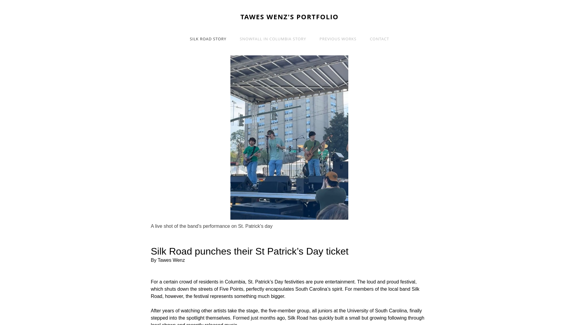 website screenshot of https://taweswenz.com