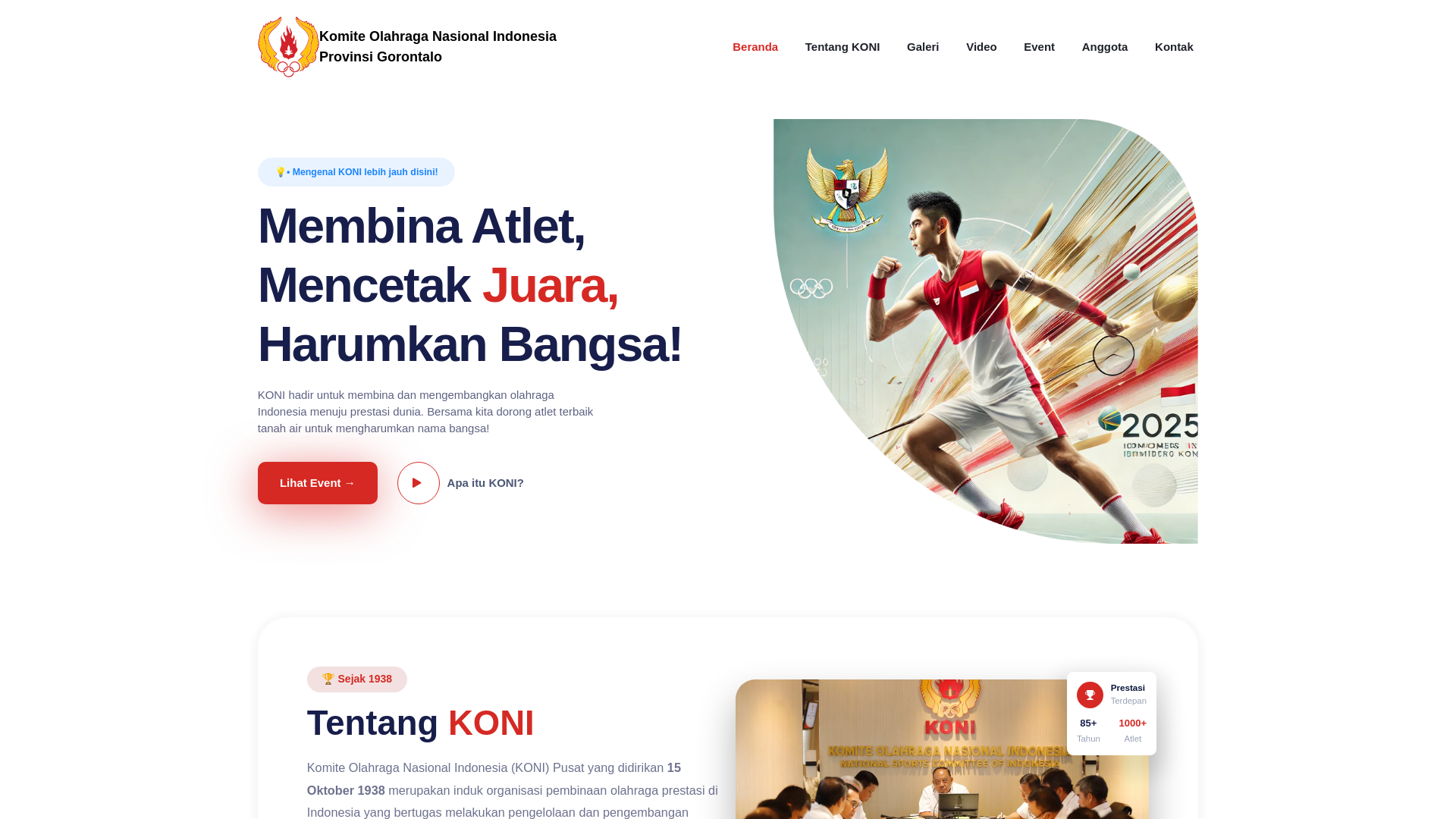 website screenshot of https://konigorontalo.org/