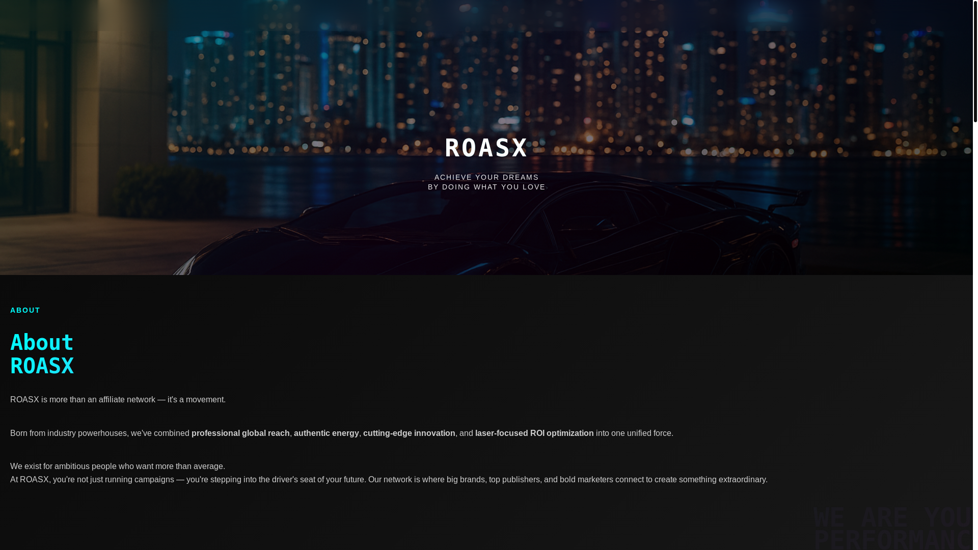 website screenshot of https://roassite.pages.dev/