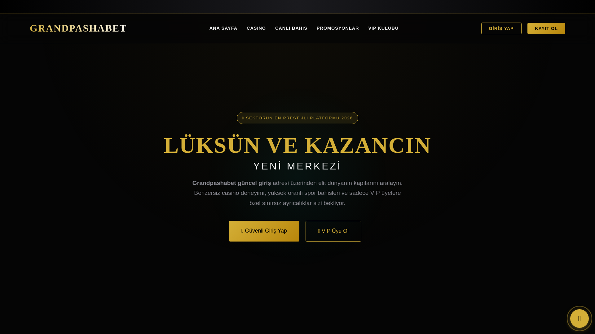 website screenshot of https://grandpashabet.enyeni-erisim.com/