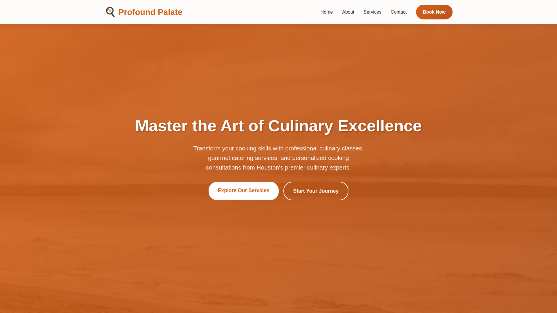 website screenshot of https://profoundpalate.sbs/