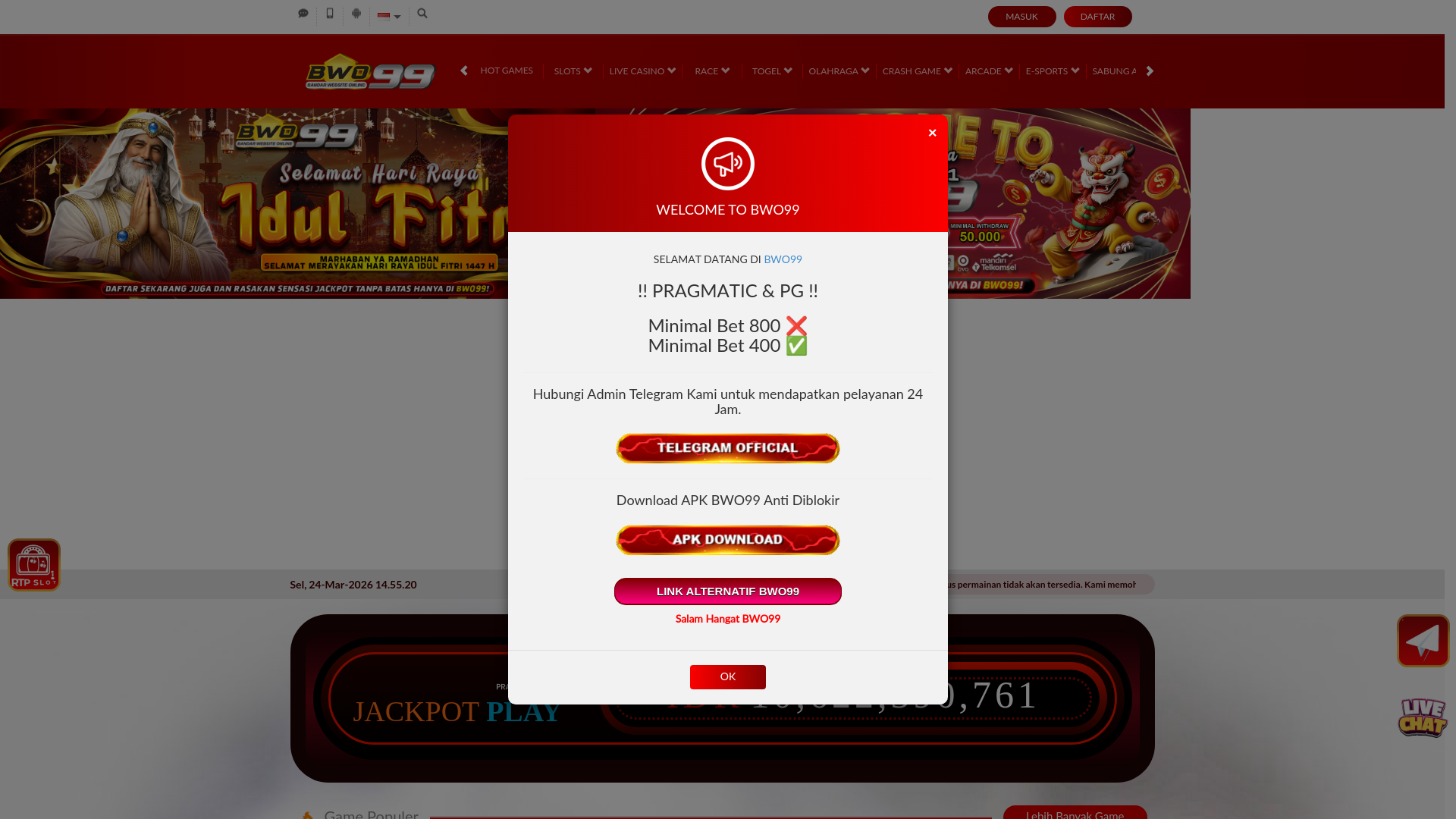 website screenshot of https://bwo99-marchday.space/