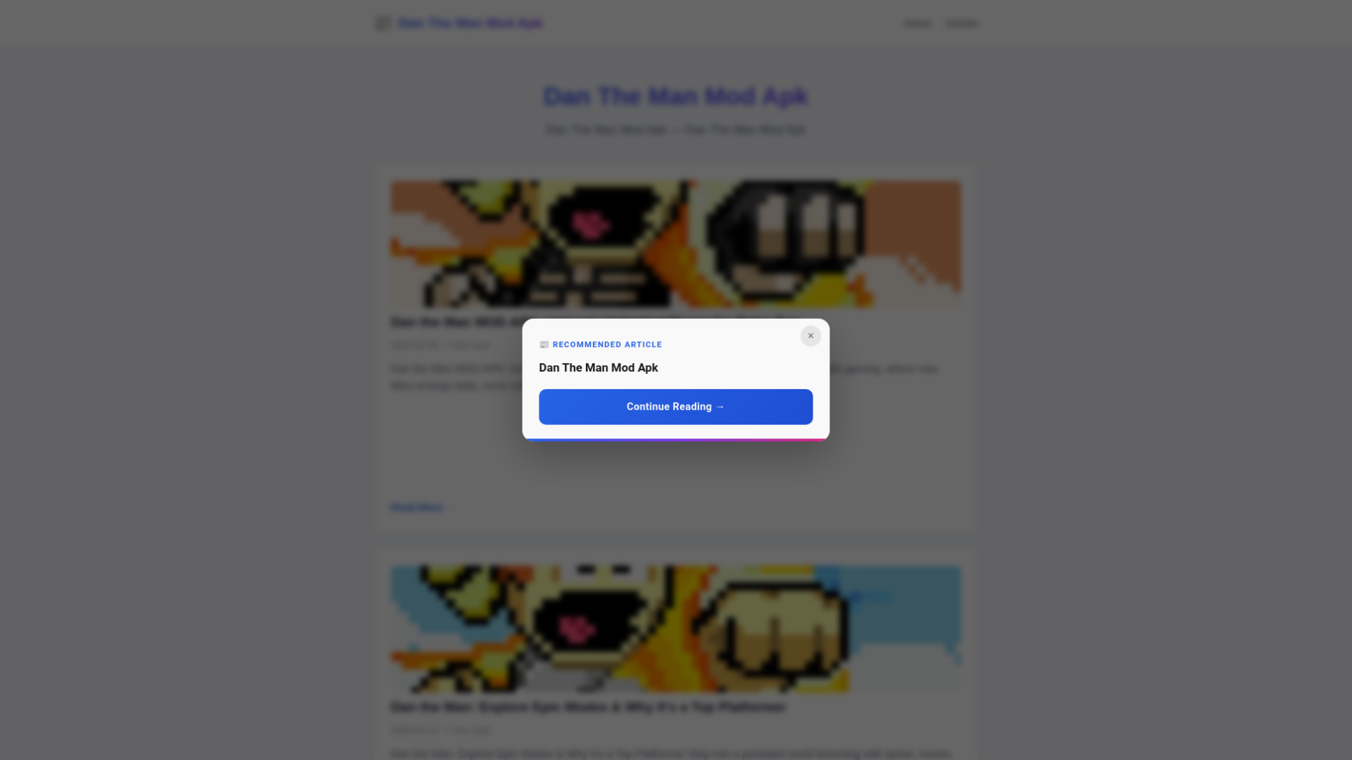 website screenshot of https://dan-the-man-mod-apk.pages.dev/