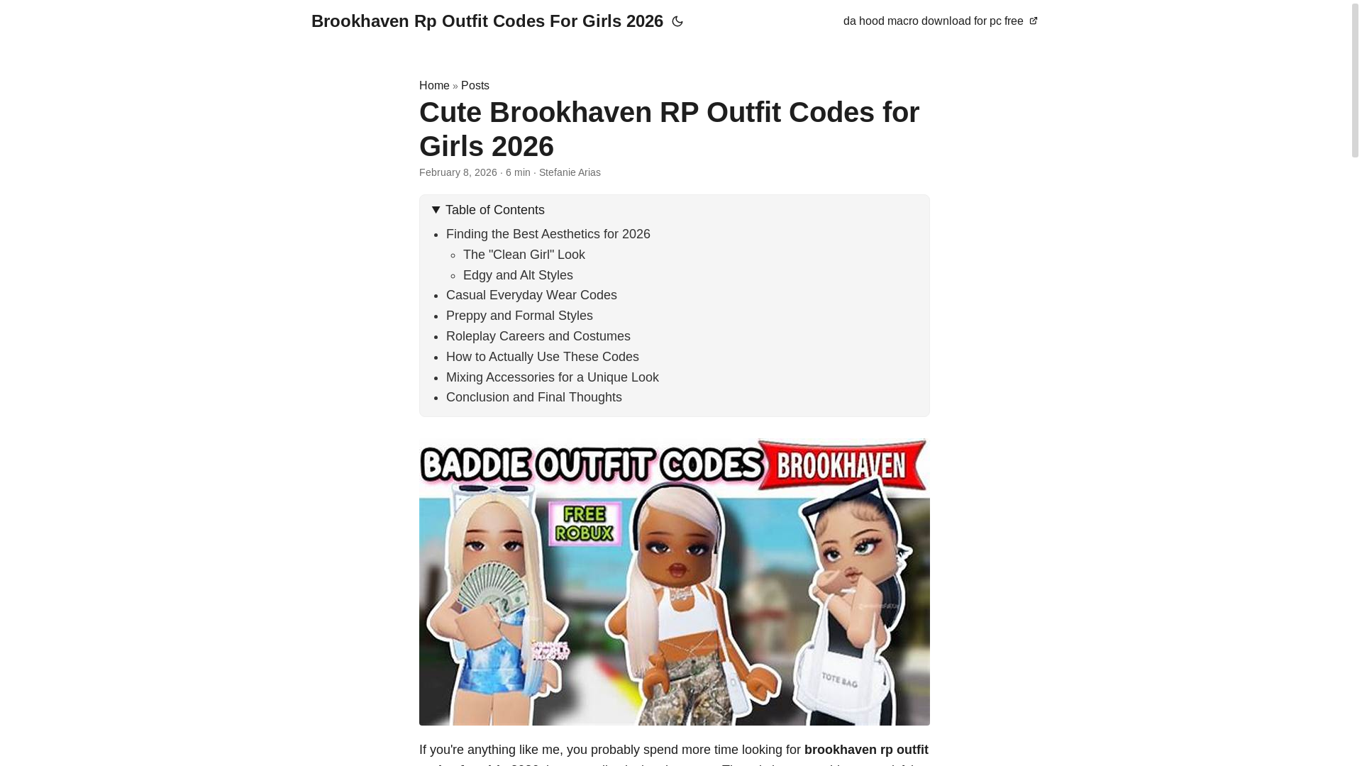 website screenshot of https://brookhaven-rp-outfit-codes-for-girls-2026.pages.dev/