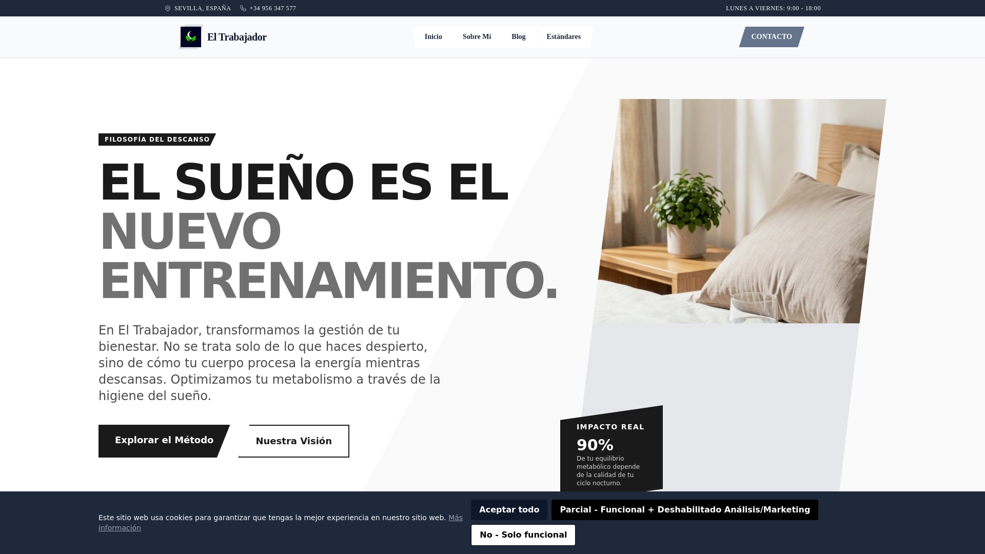 website screenshot of https://eltrabajadorinfosi.info