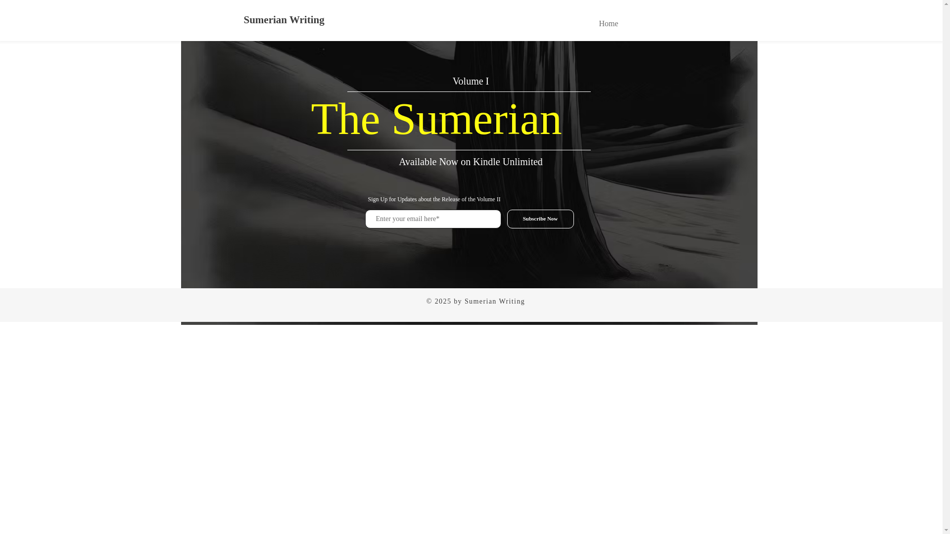 website screenshot of https://sumerianwriting.com/