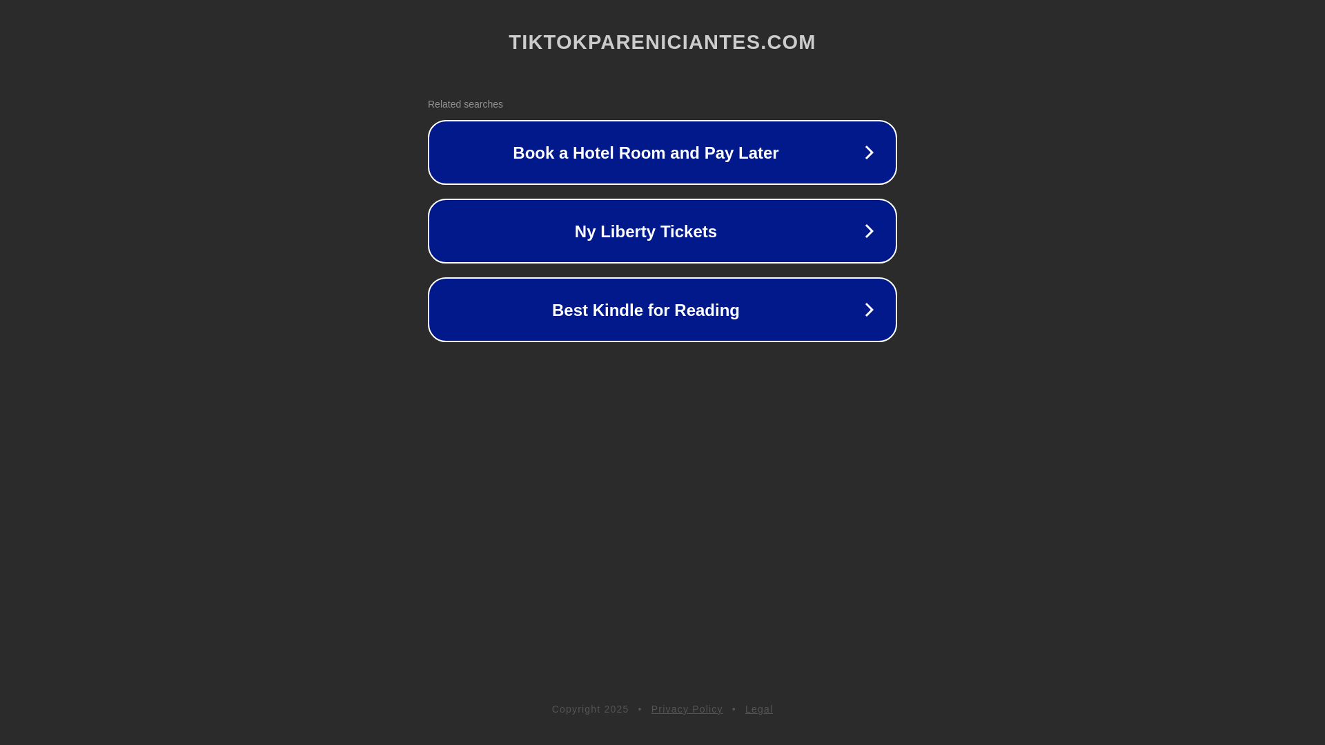 website screenshot of https://tiktokpareniciantes.com/