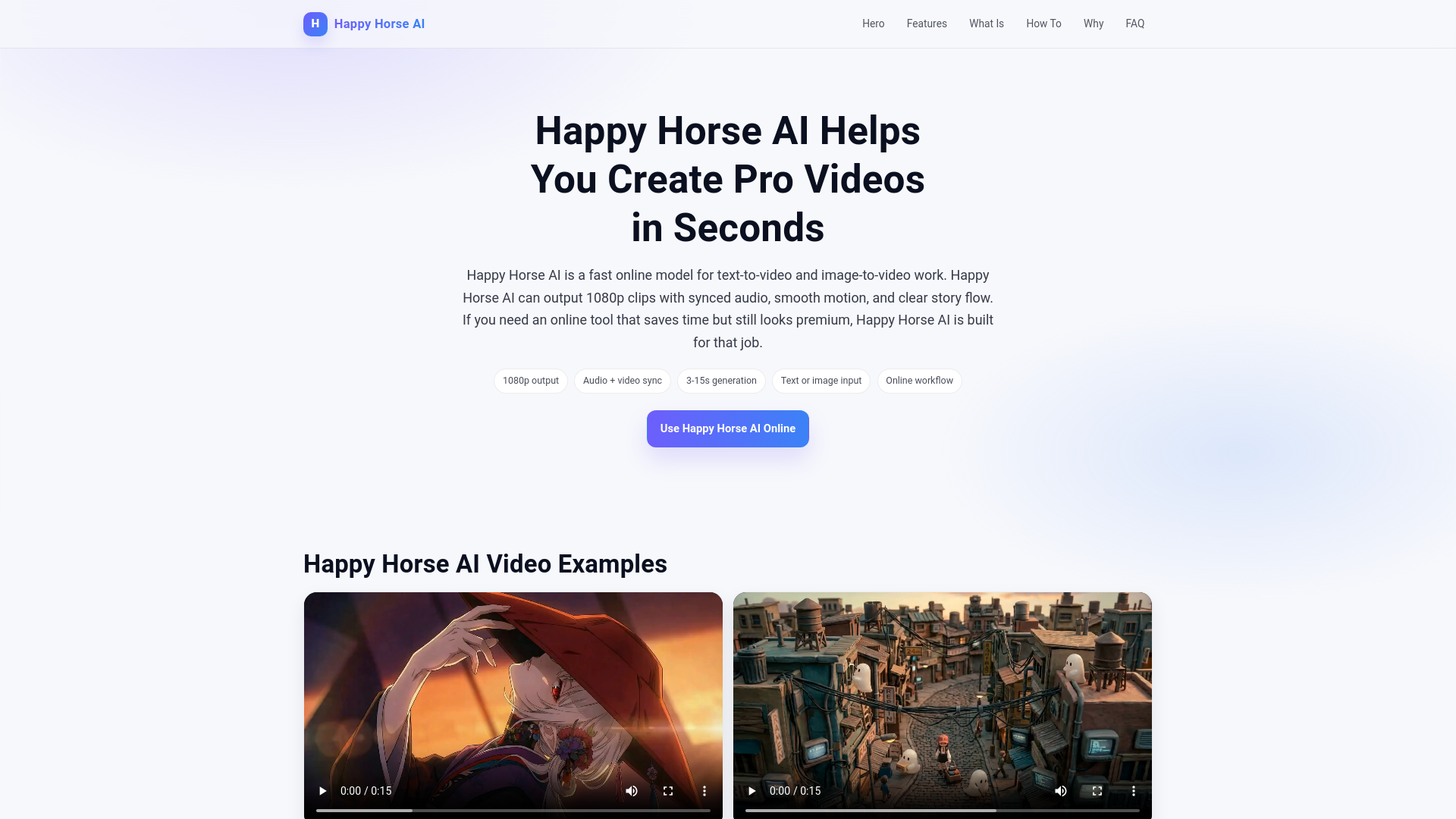 website screenshot of https://happyhorseai-tv.pages.dev/