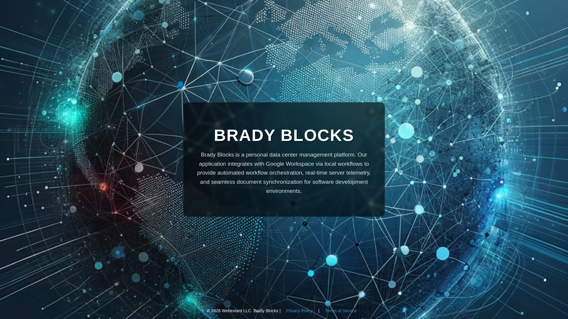 website screenshot of https://bradyblocks.com