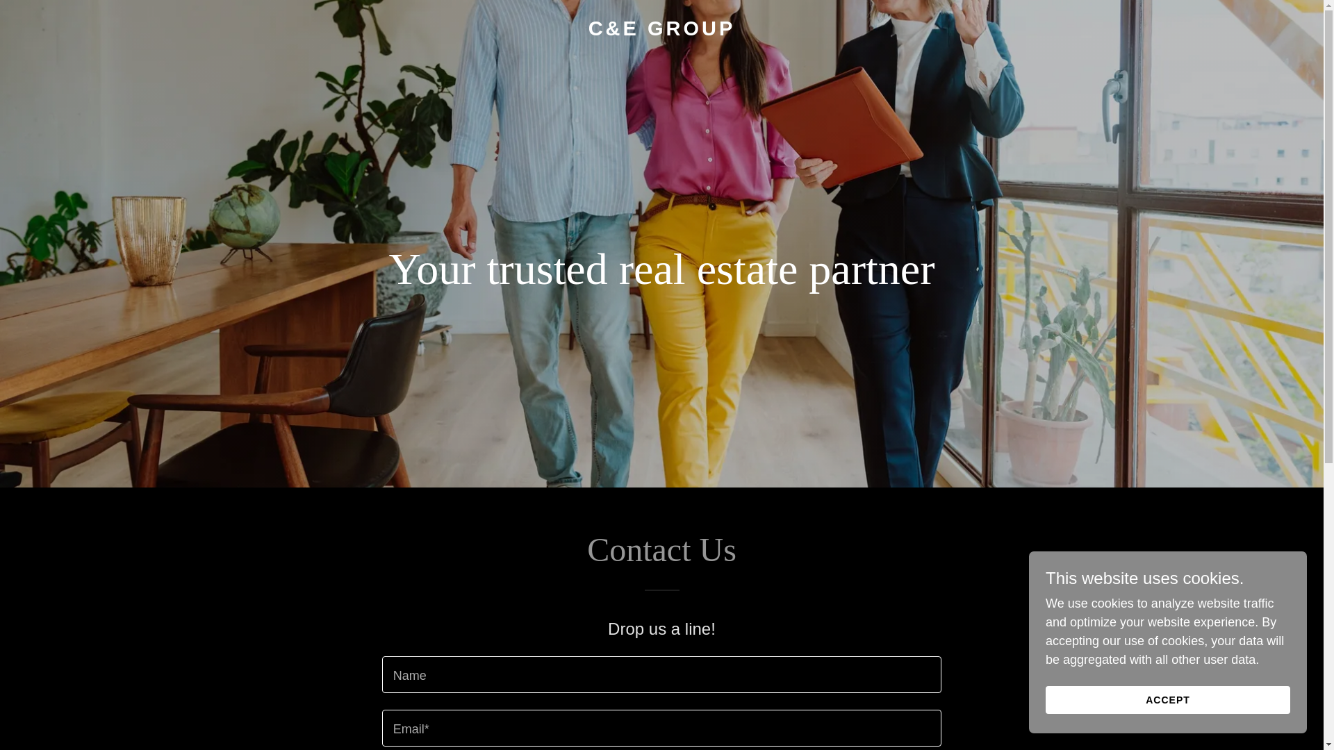 website screenshot of https://cegroupre.com/