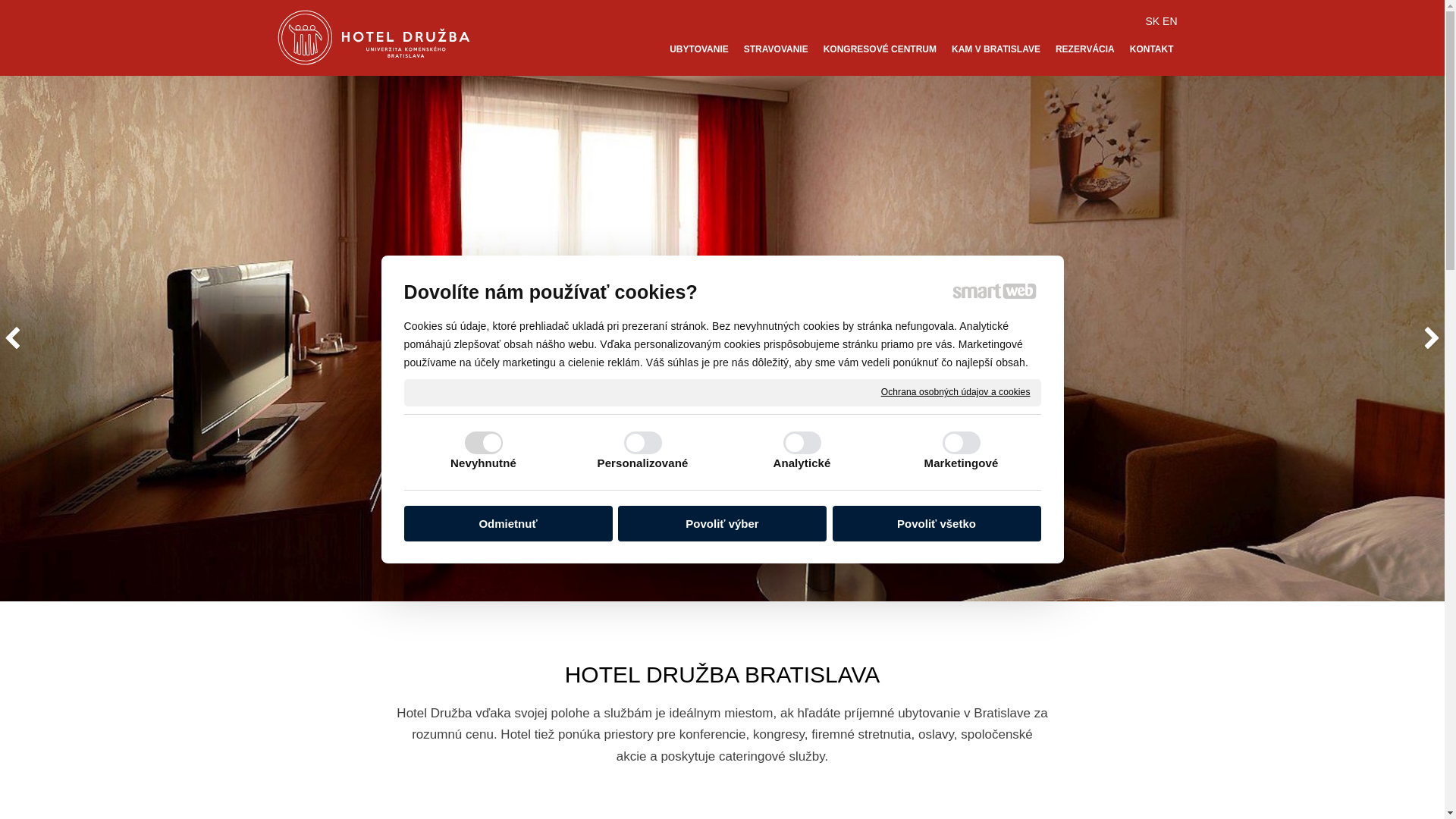 website screenshot of https://hoteldruzba.pages.dev/