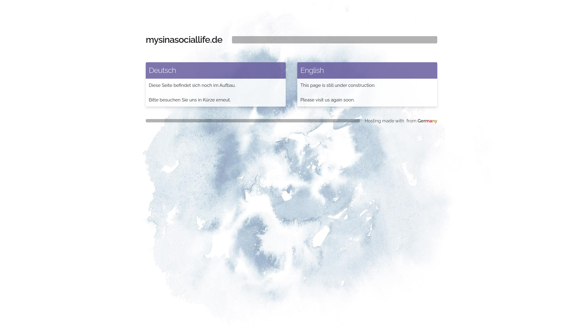 website screenshot of https://mysinasociallife.de/
