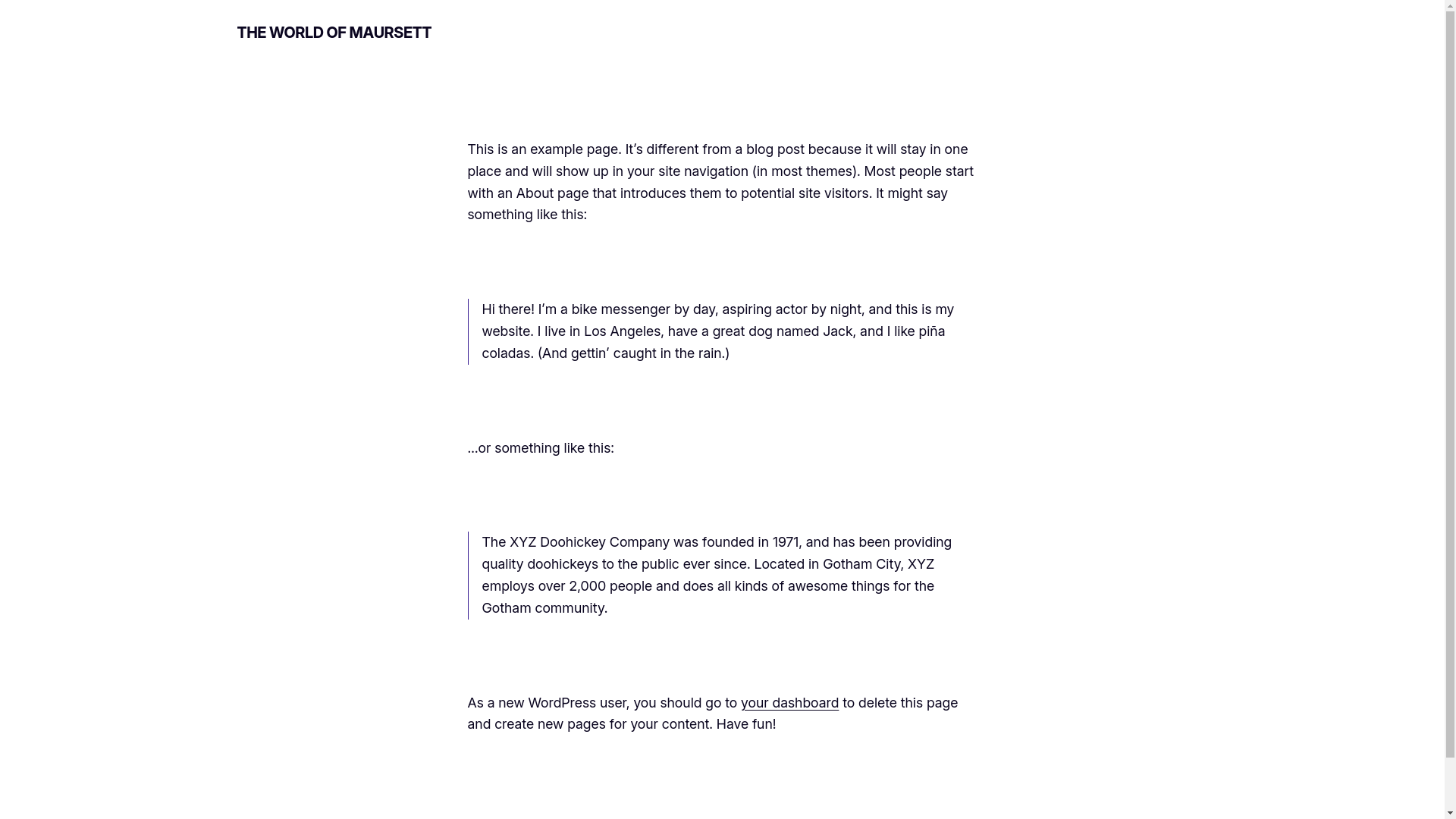 website screenshot of https://maursettuk.com/