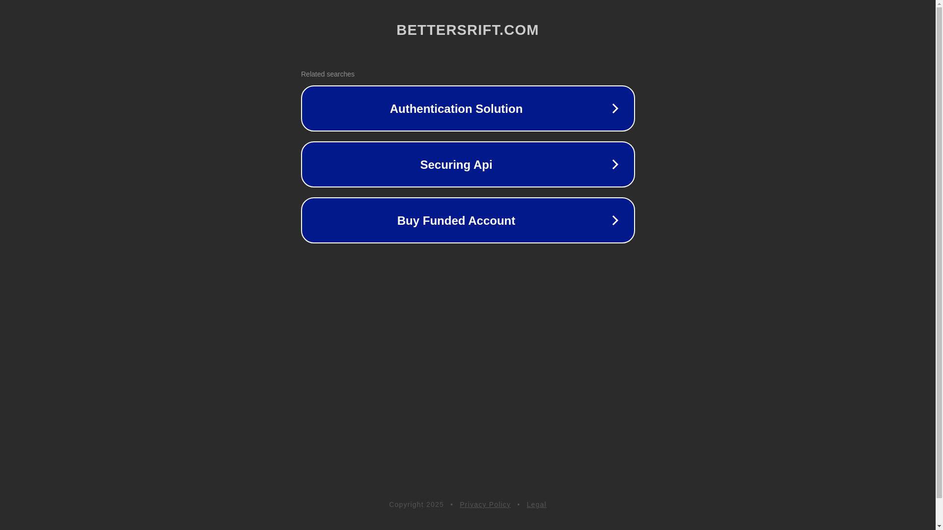 website screenshot of https://bettersrift.com/