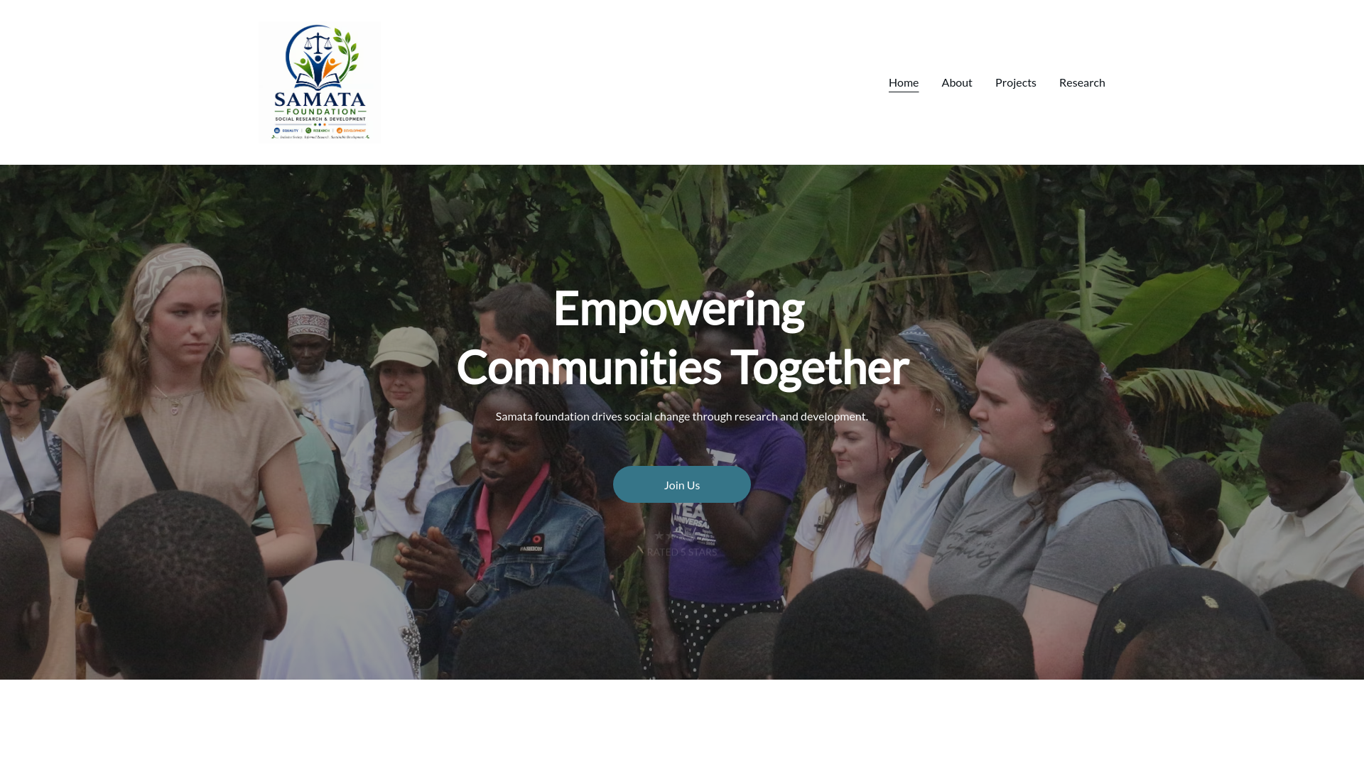 website screenshot of https://samatavikas.org/