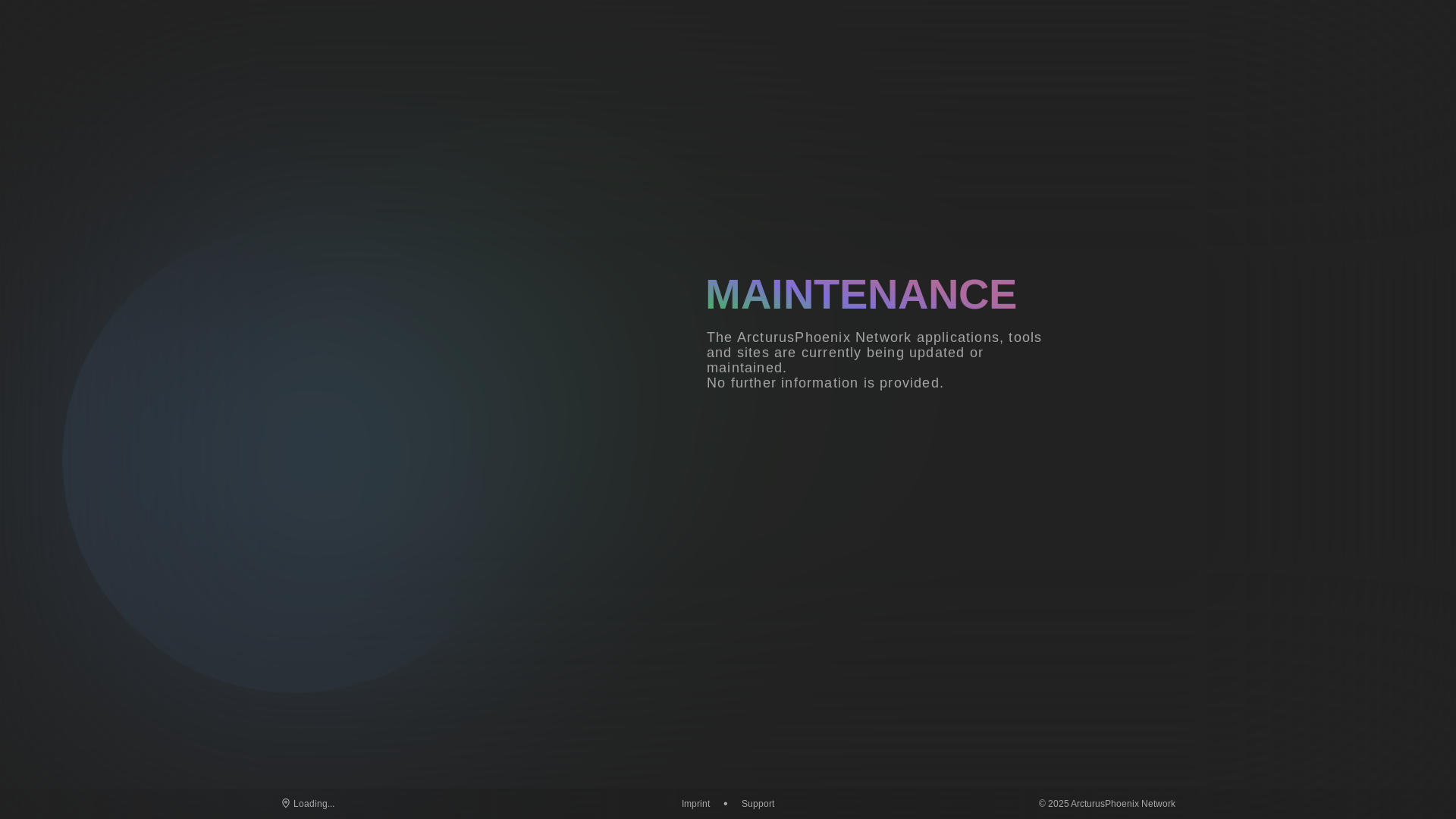 website screenshot of https://arcturusphoenixnetwork.pages.dev/