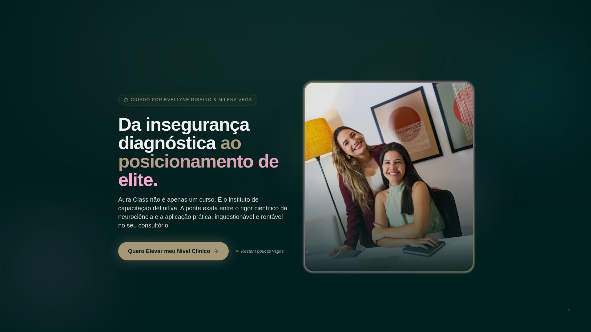 website screenshot of https://souauraclass.com.br/