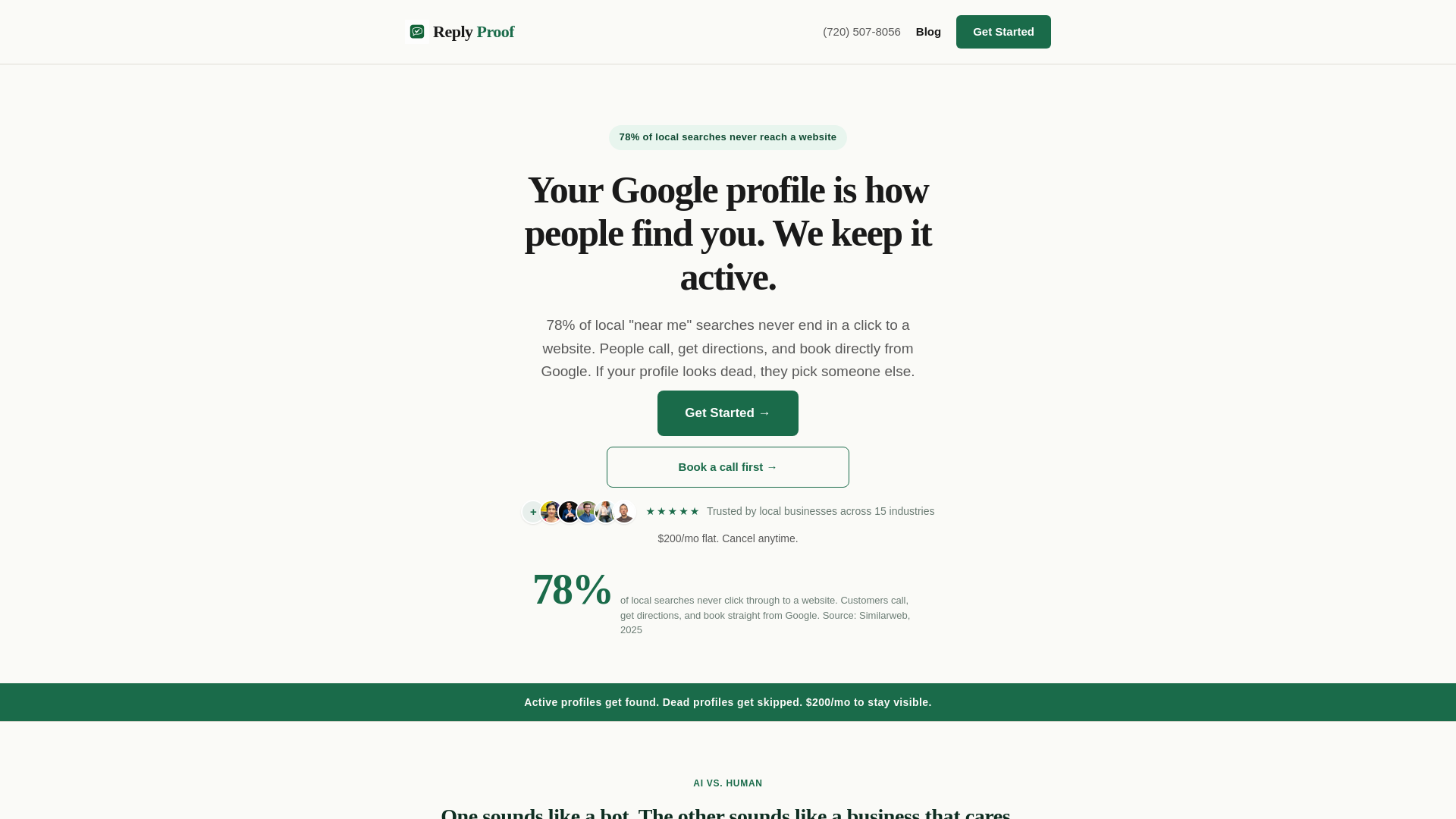 website screenshot of https://autoreplyproof.org/