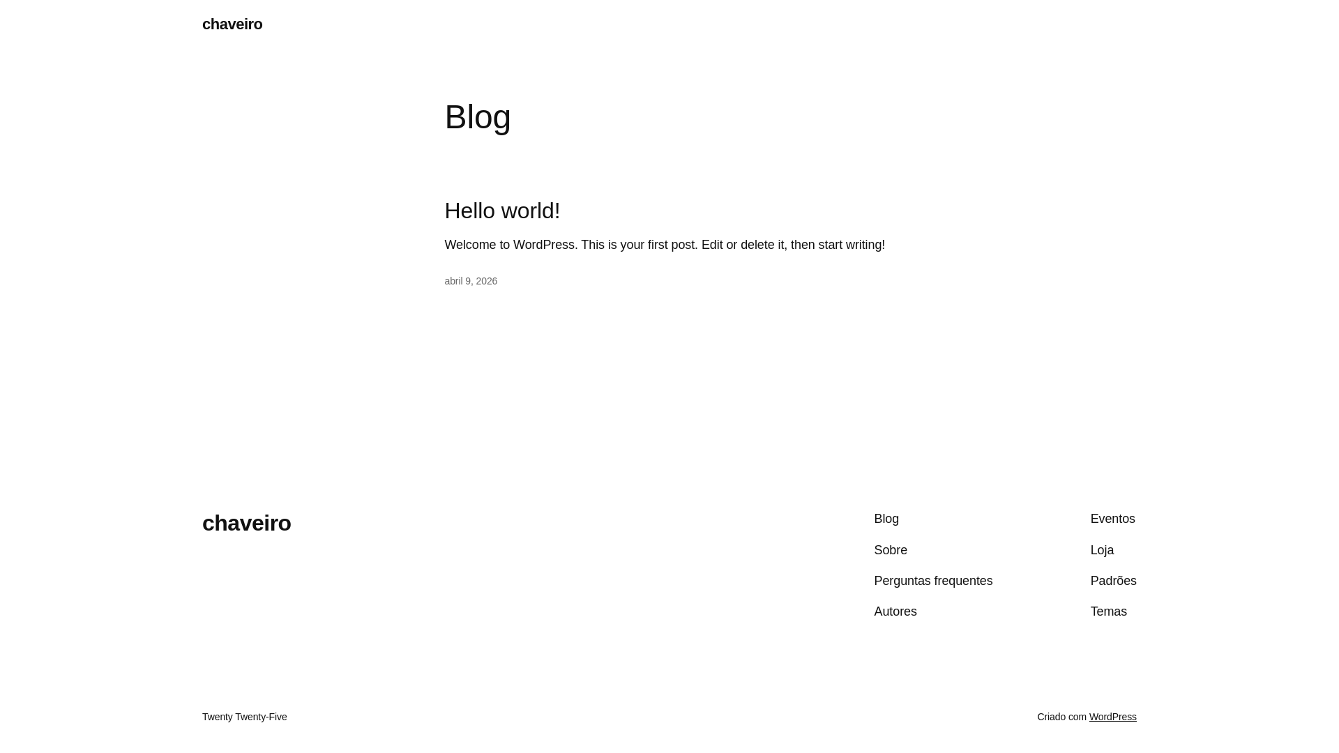 website screenshot of https://chaveiro24horalondrina.com.br/