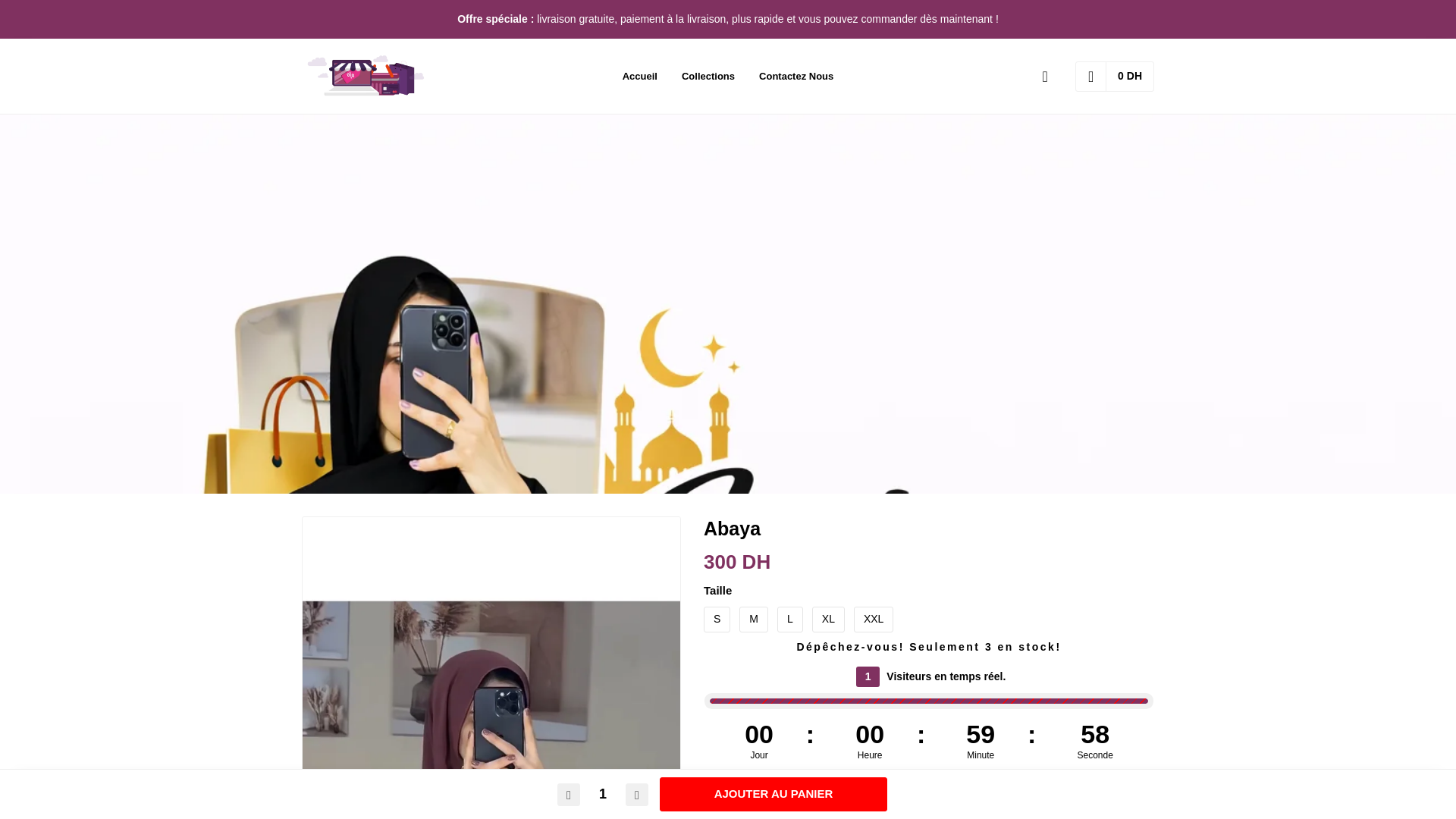 website screenshot of https://jadiastore.online