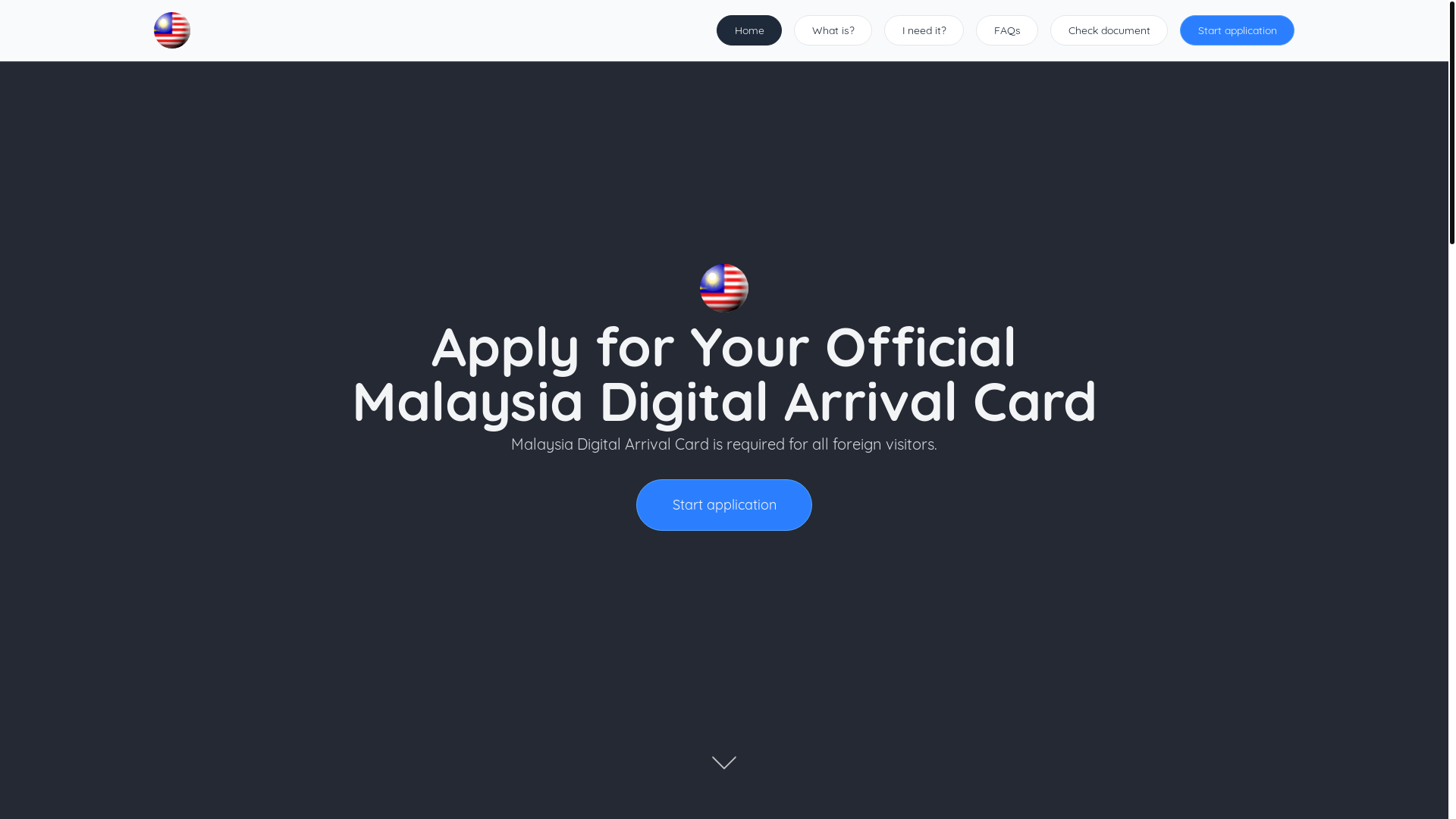 website screenshot of https://entermalaysiamdac.com/
