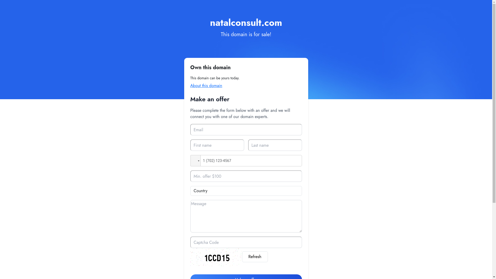 website screenshot of https://natalconsult.com/