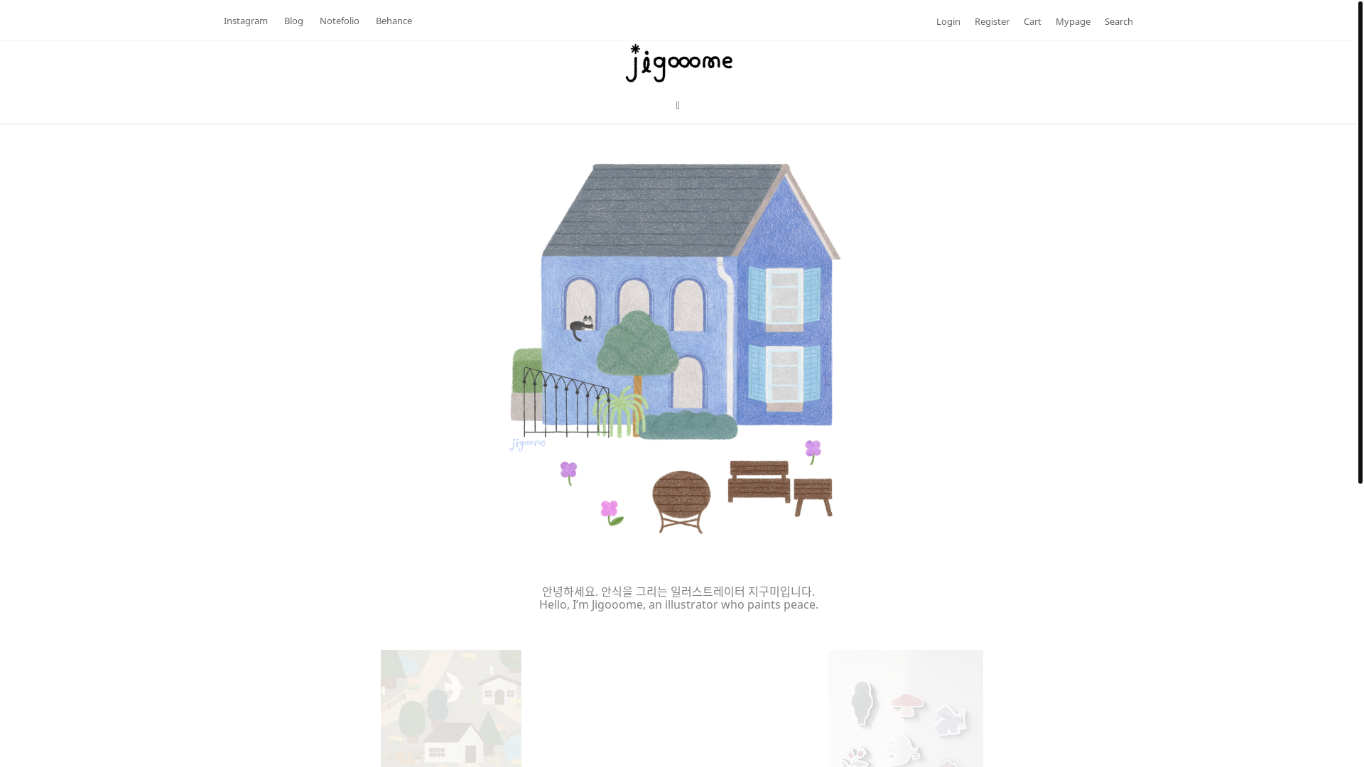 website screenshot of https://jigooome.com/