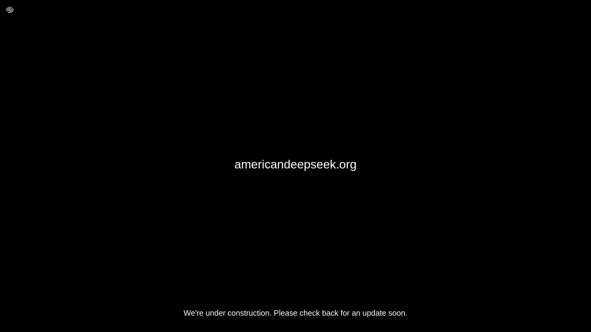 website screenshot of https://americandeepseek.org/