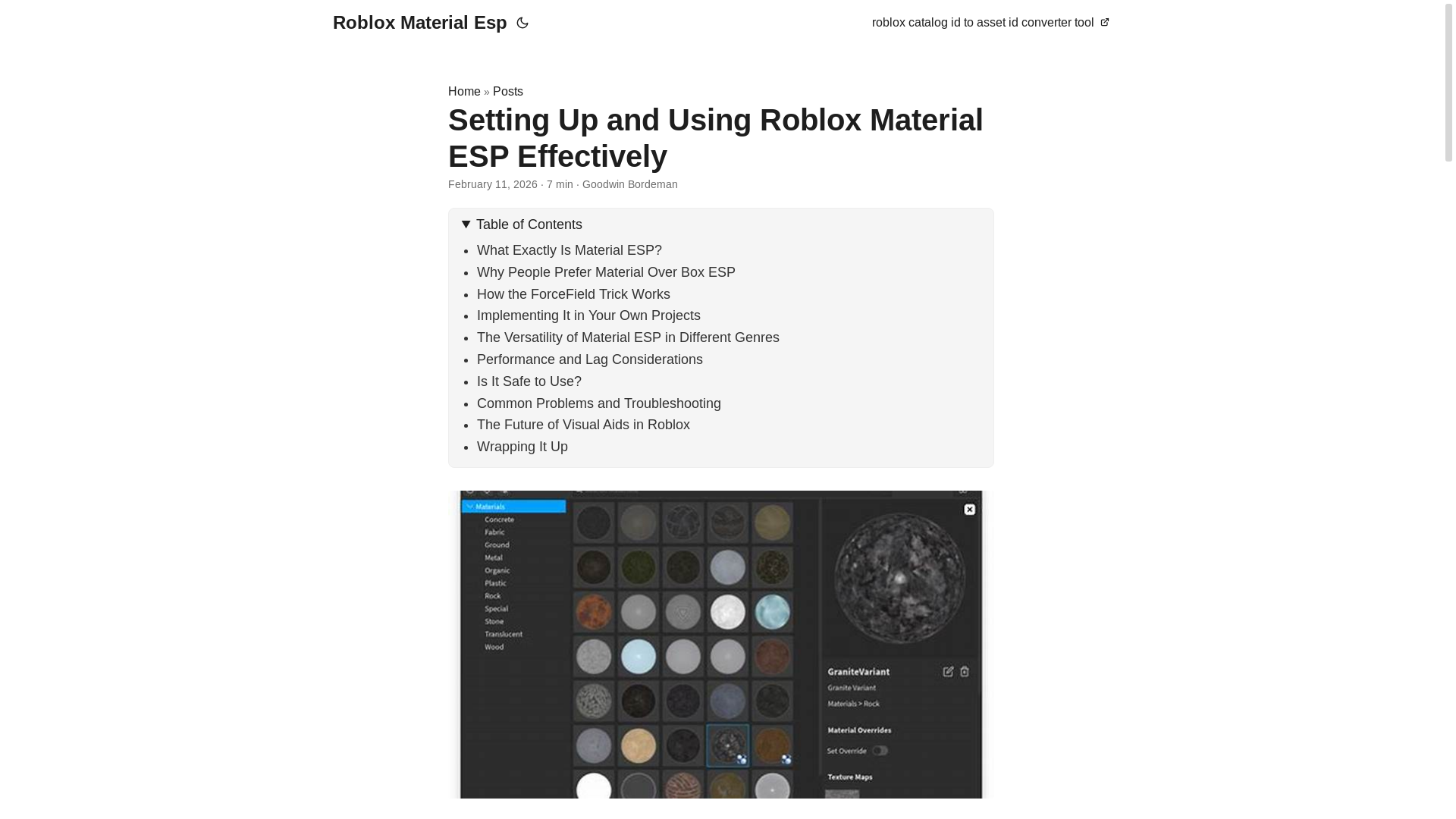 website screenshot of https://roblox-material-esp.pages.dev/