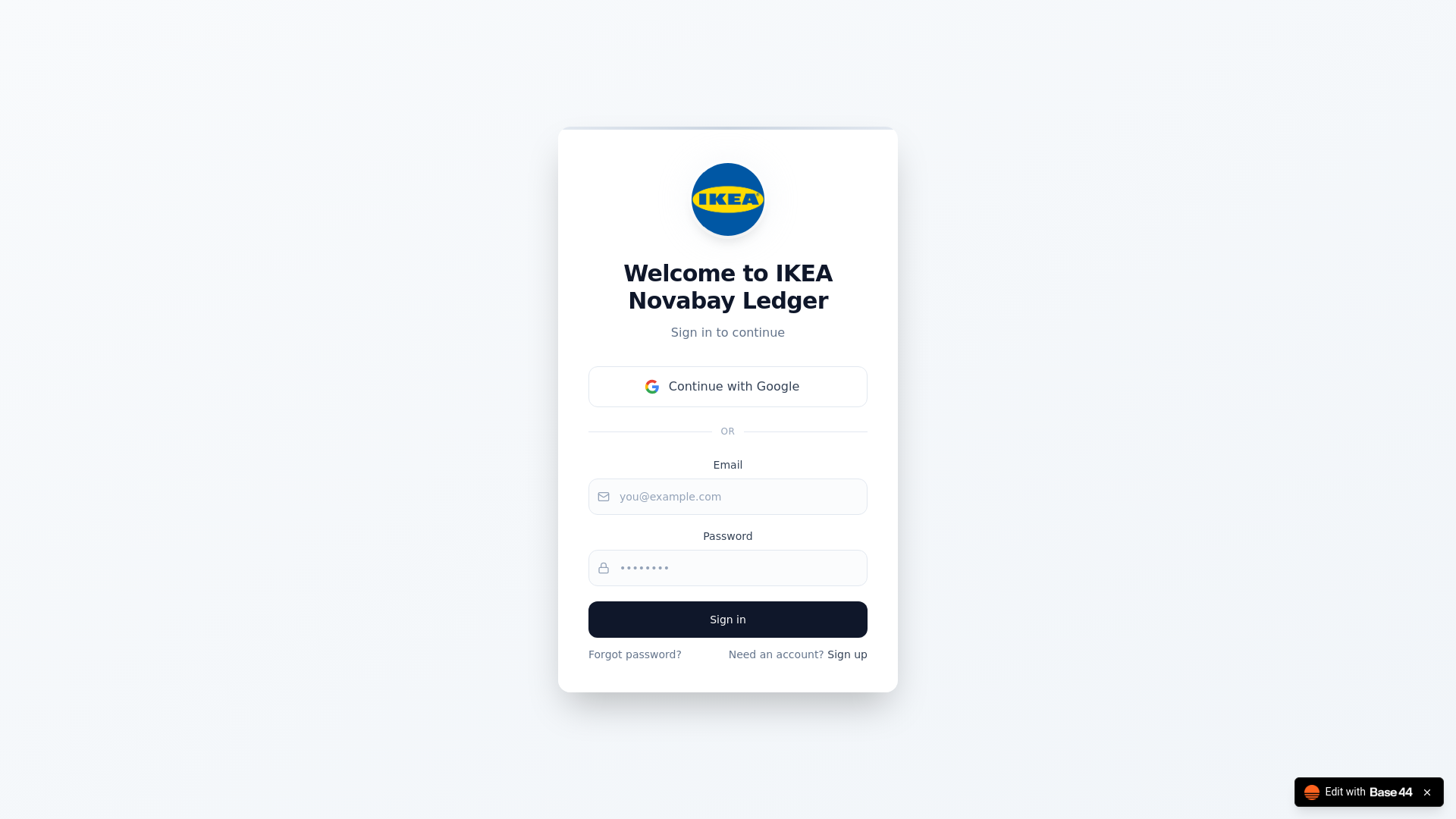 website screenshot of https://ikeanovabay.com/