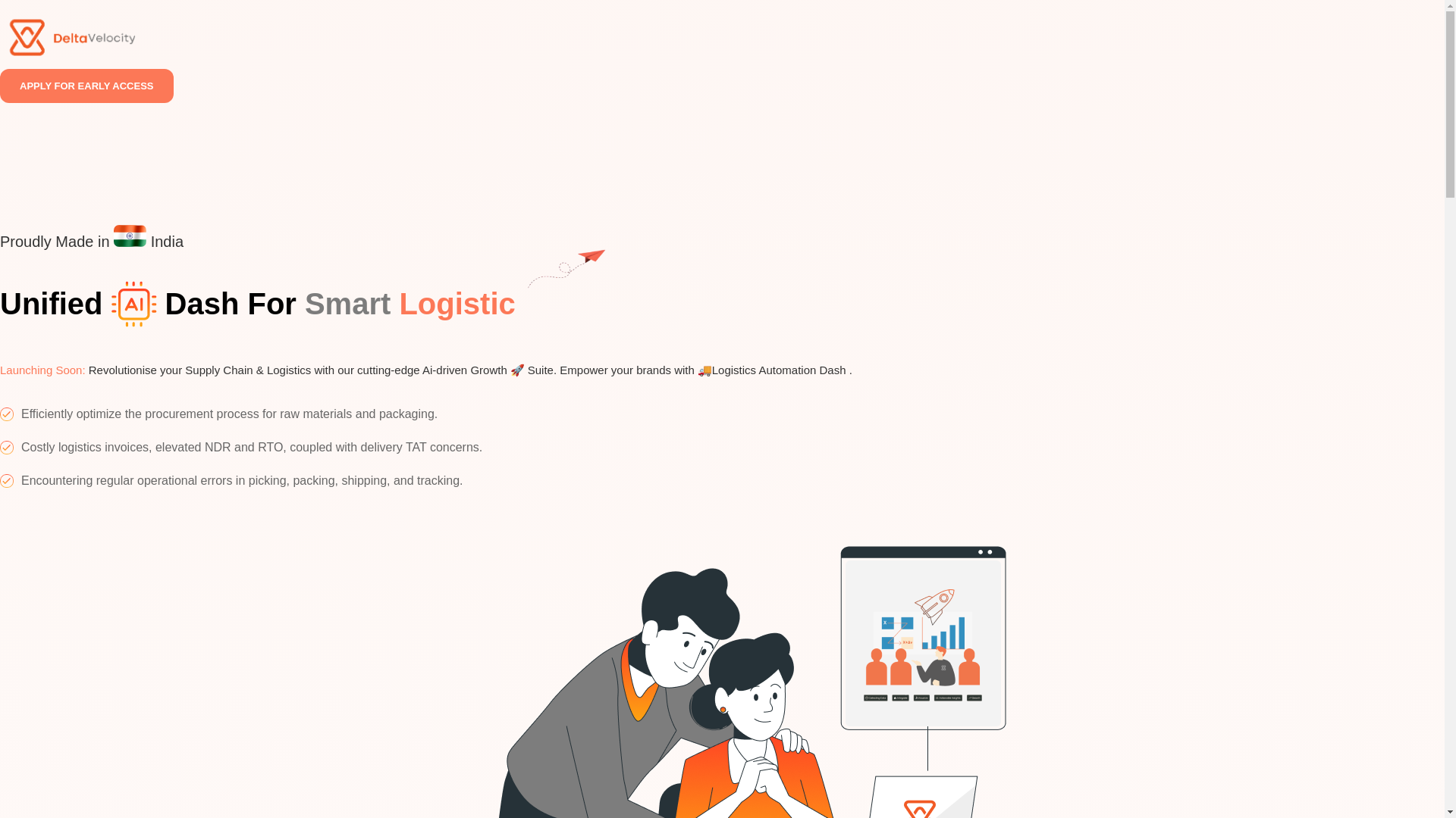 website screenshot of https://delta-velocity-landing-page.pages.dev/