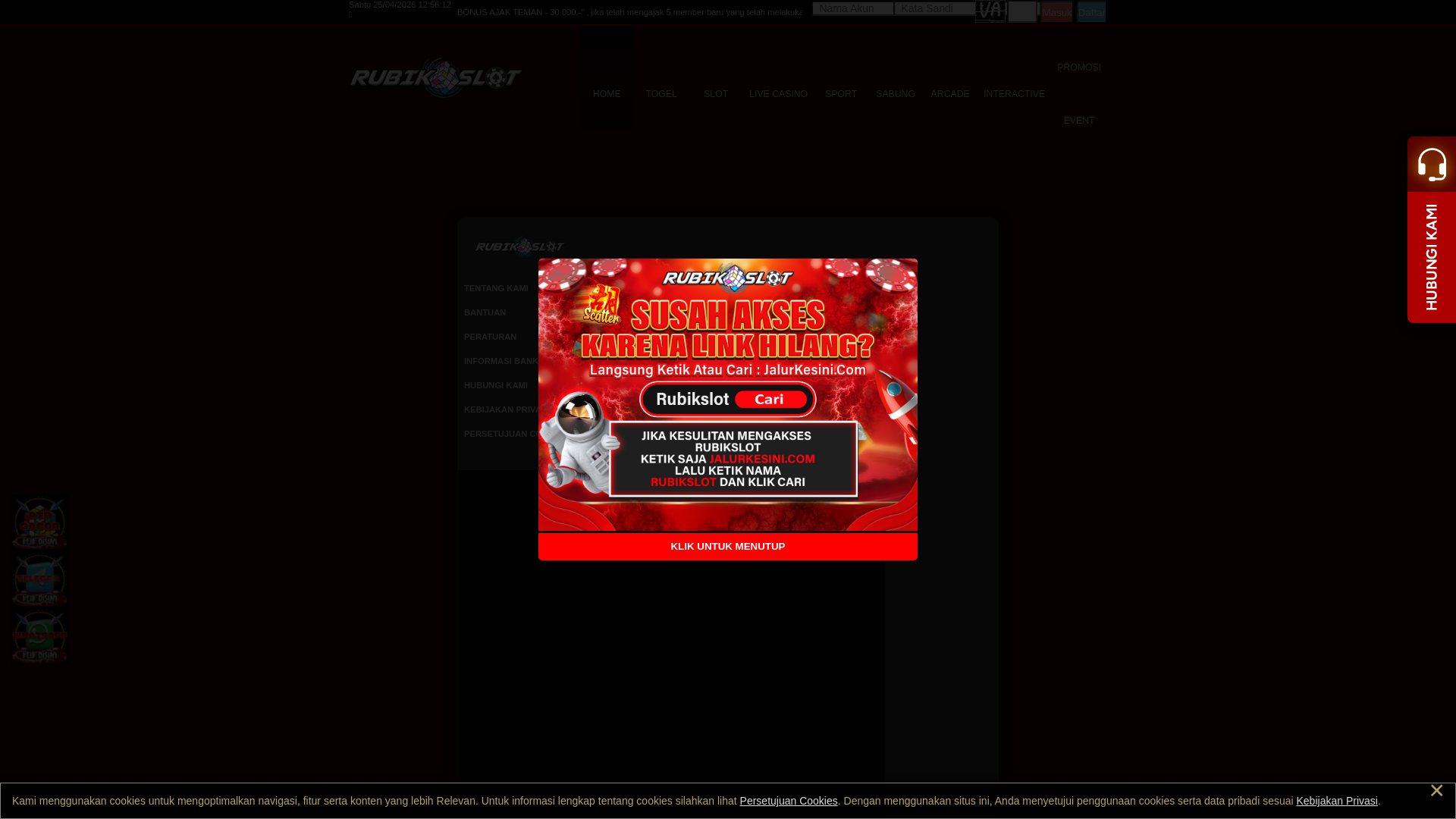 website screenshot of https://rubikslotugren.site/