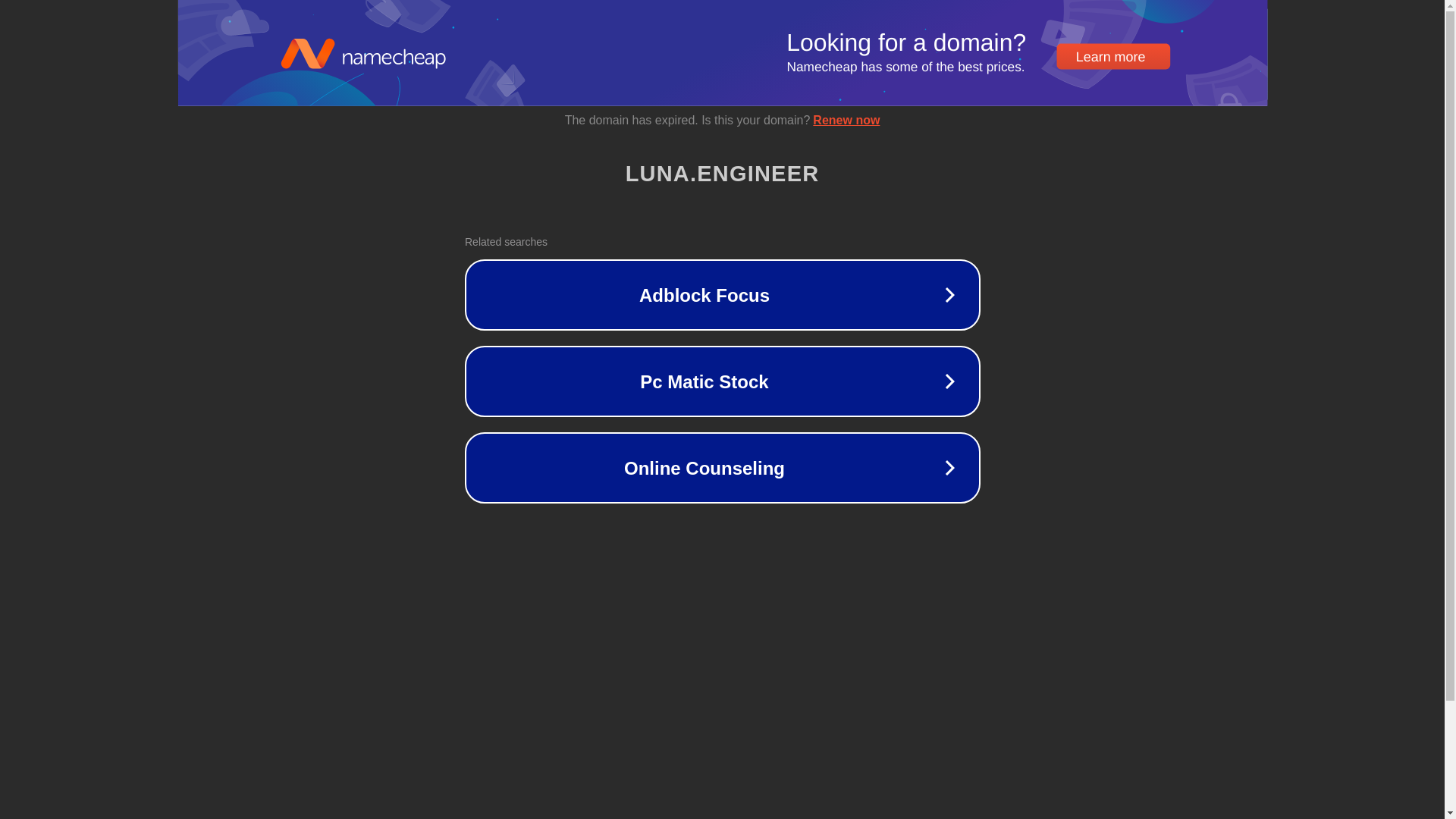 website screenshot of https://test.luna.engineer