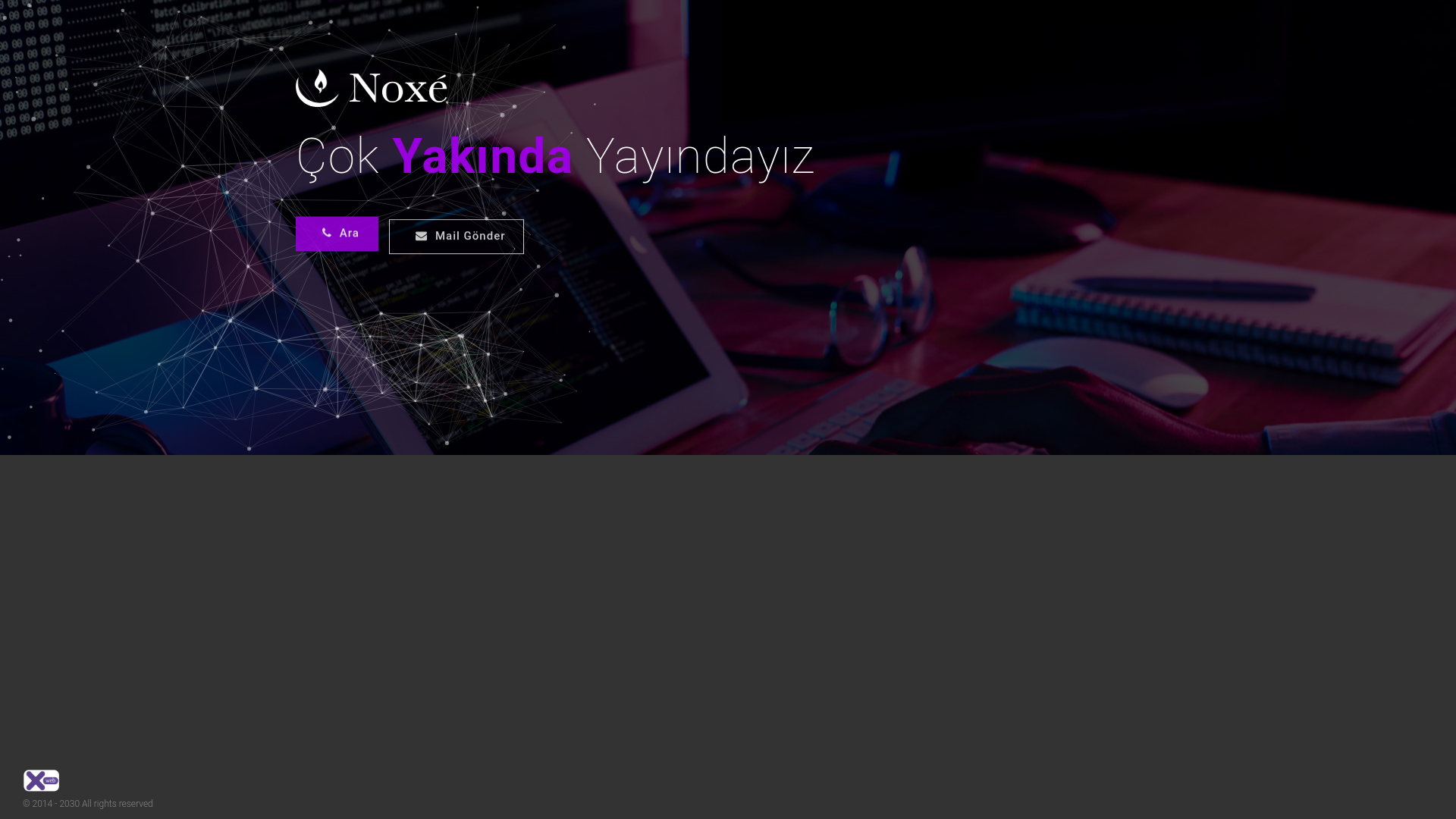 website screenshot of https://noxestudio.com.tr/