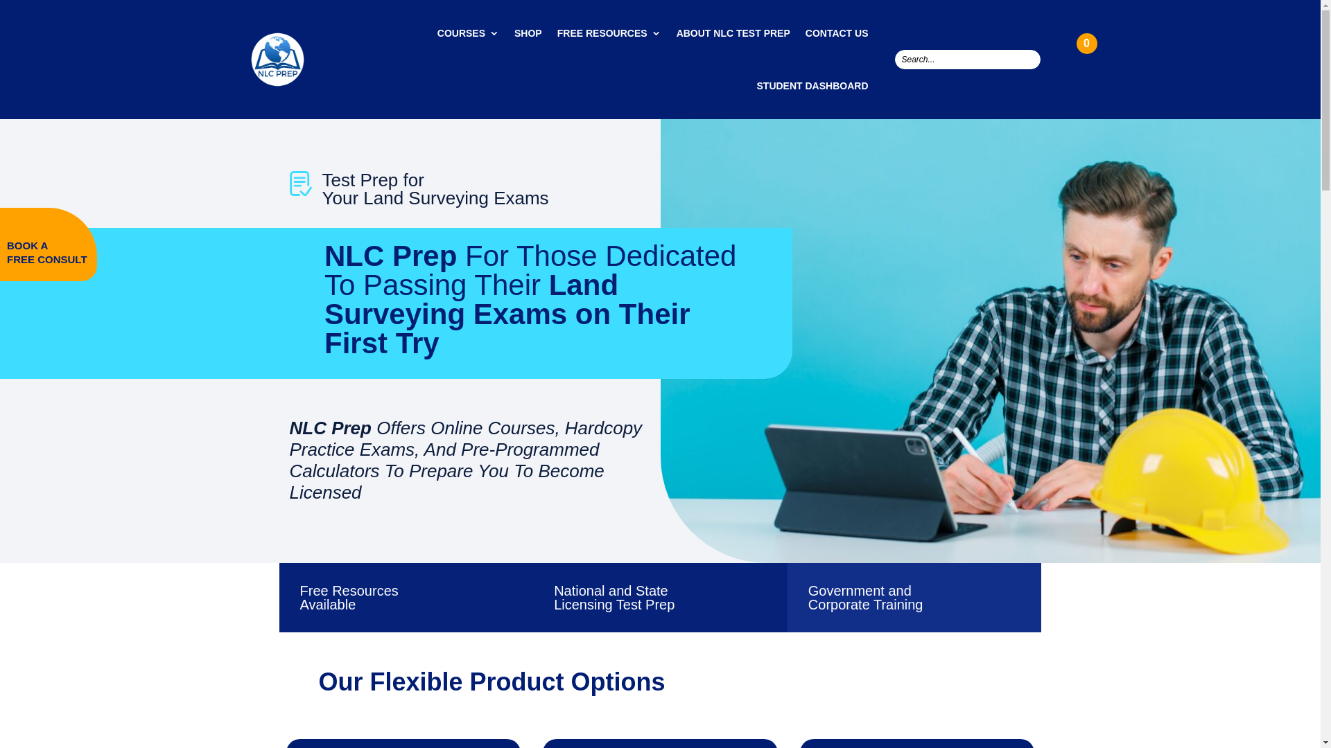 website screenshot of https://nlcprep.com/